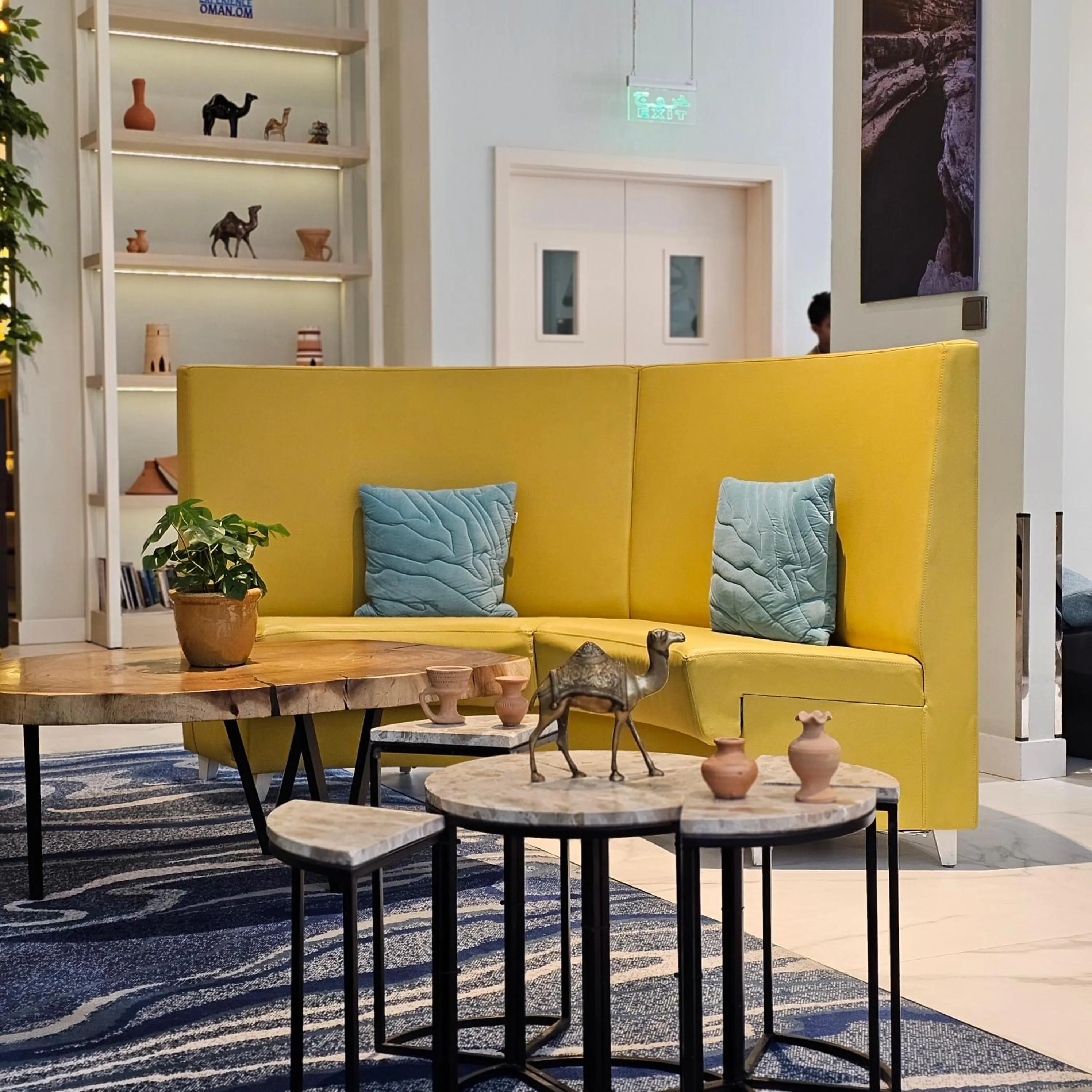 Seating area in Swiss-Belinn Airport Muscat Oman