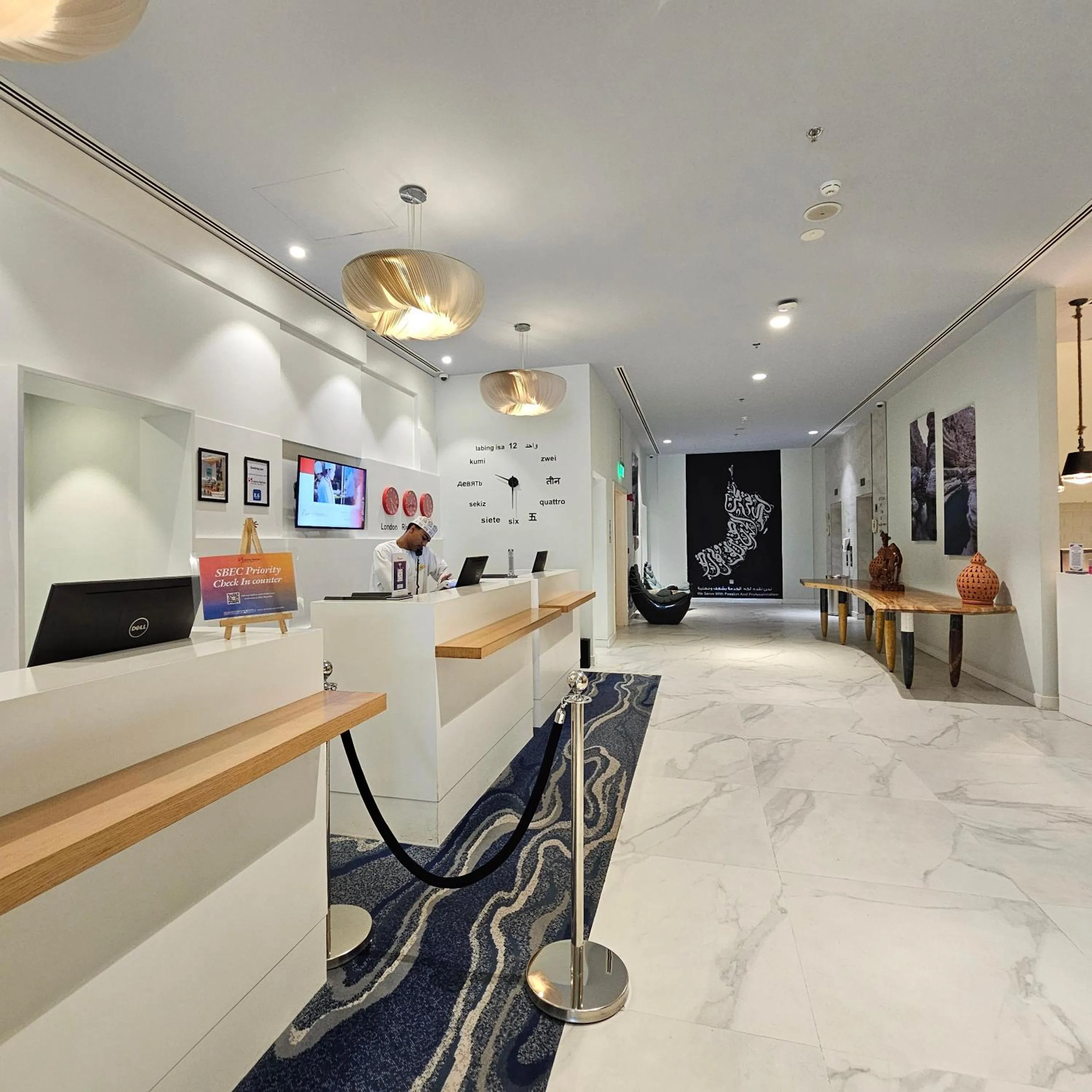 Lobby or reception in Swiss-Belinn Airport Muscat Oman