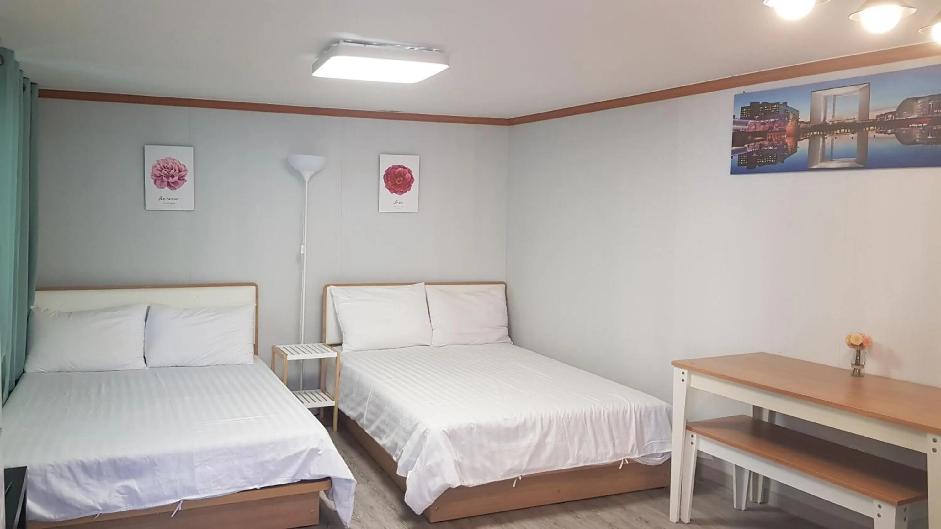 Bed in Hangeul Guesthouse