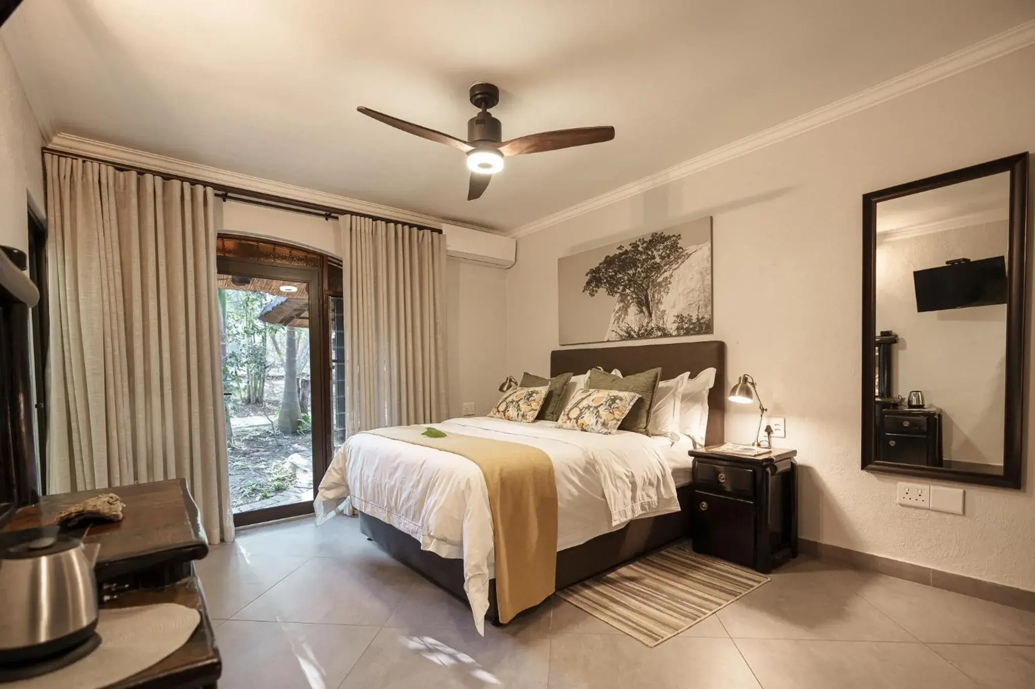 Bed in Kruger Eden Lodge Bed in Kruger Eden Lodge