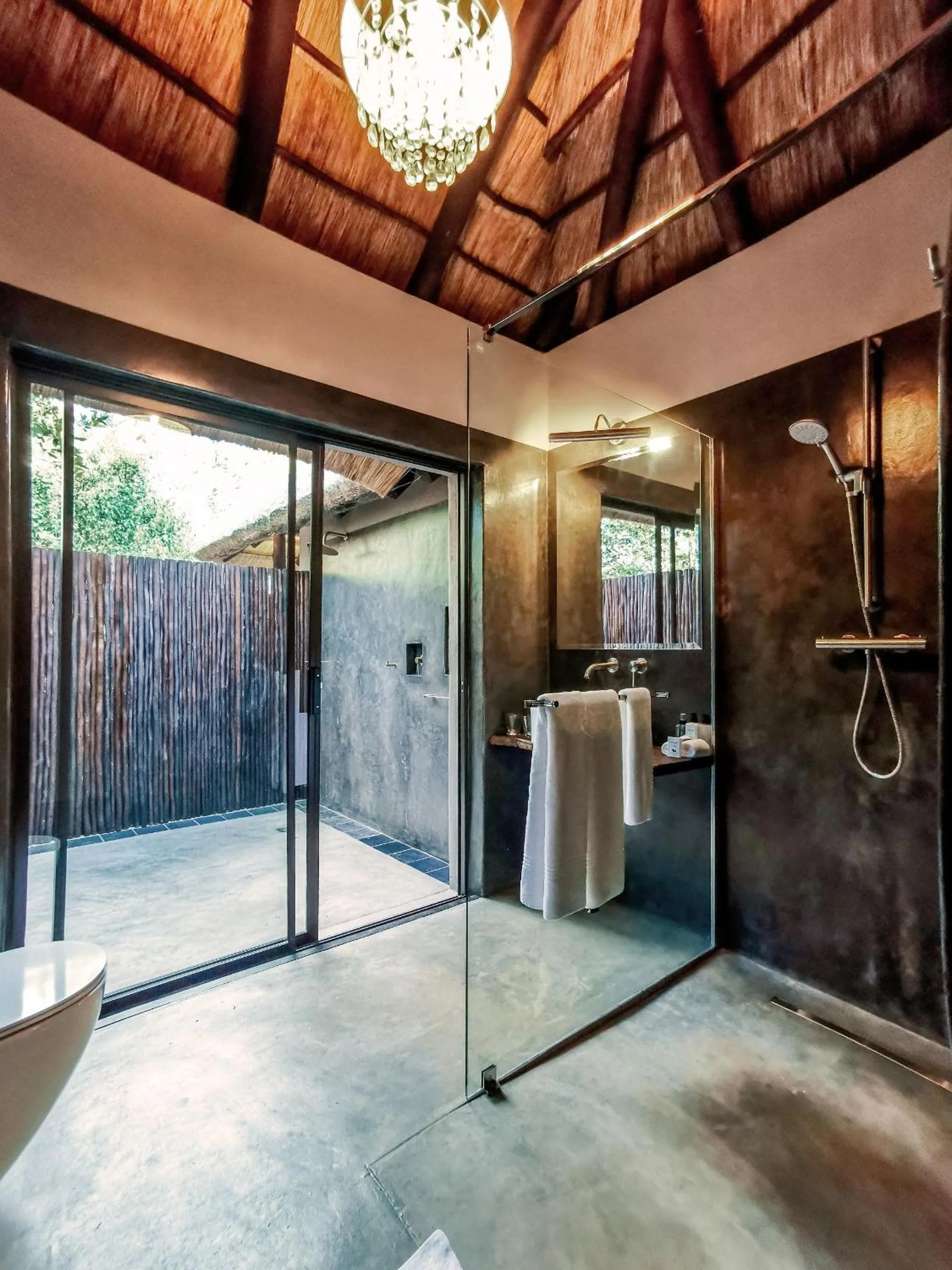Shower in Kruger Eden Lodge
