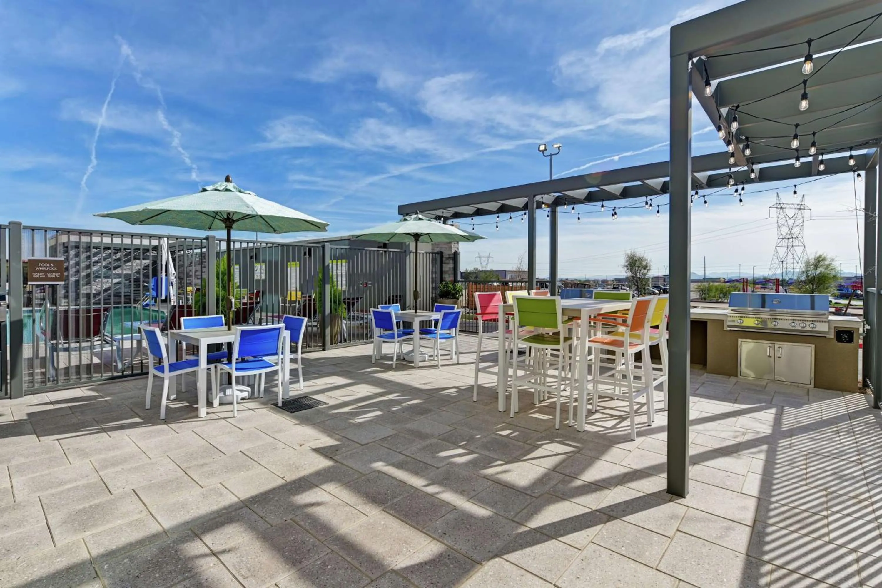 Patio in Home2 Suites By Hilton Buckeye Phoenix