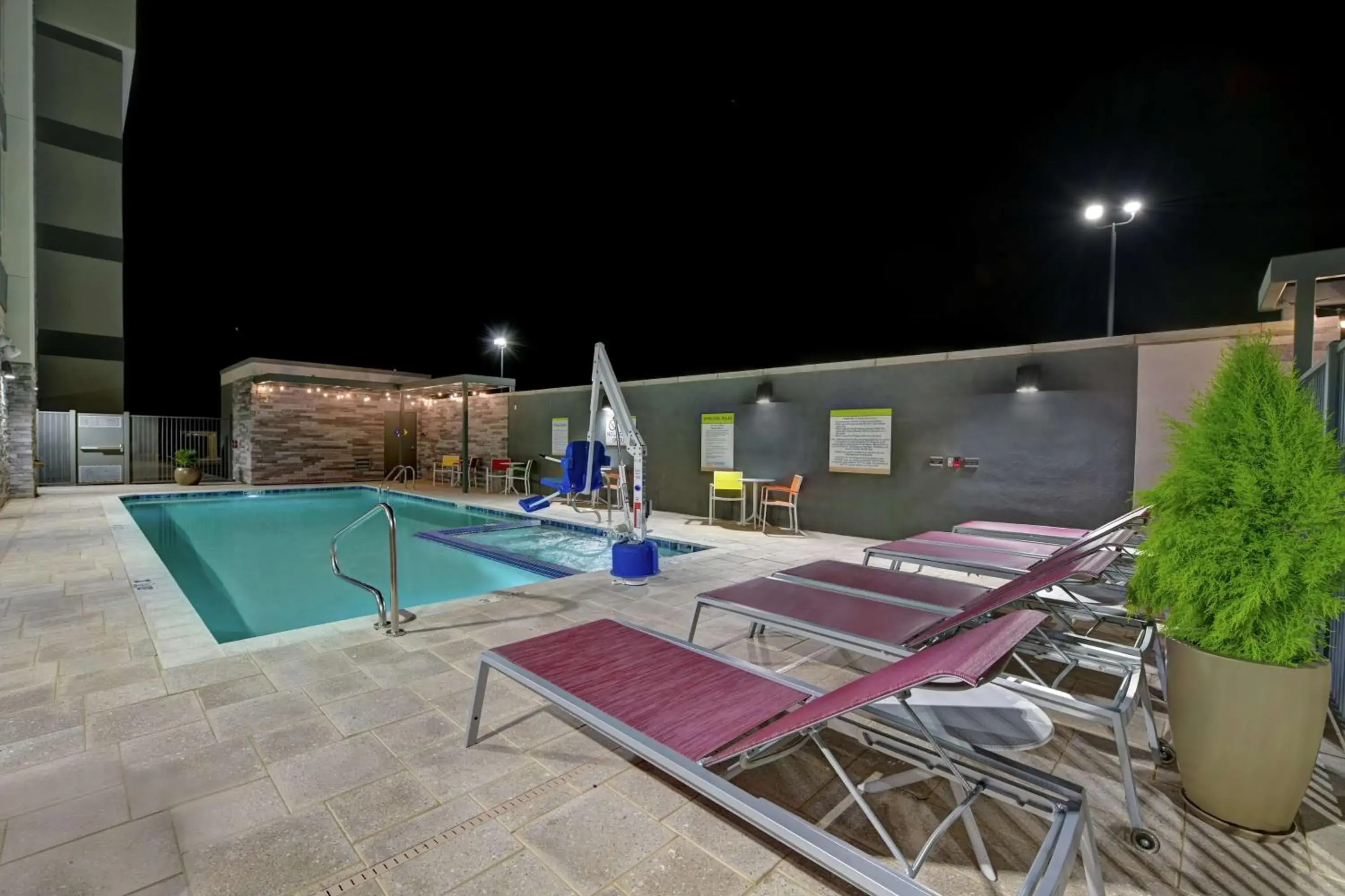 Pool view in Home2 Suites By Hilton Buckeye Phoenix Pool view in Home2 Suites By Hilton Buckeye Phoenix