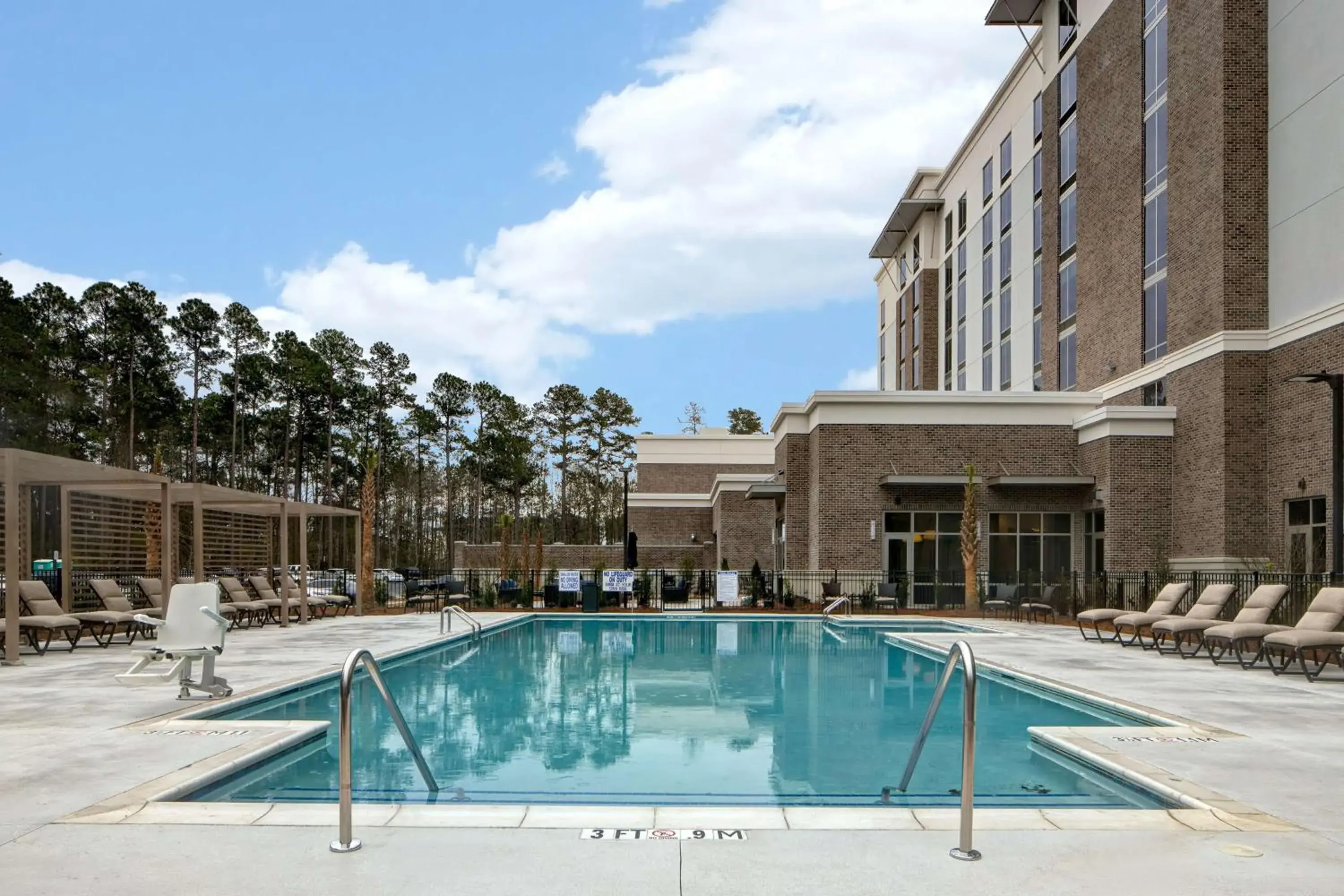 Pool view in Homewood Suites By Hilton Summerville Pool view in Homewood Suites By Hilton Summerville