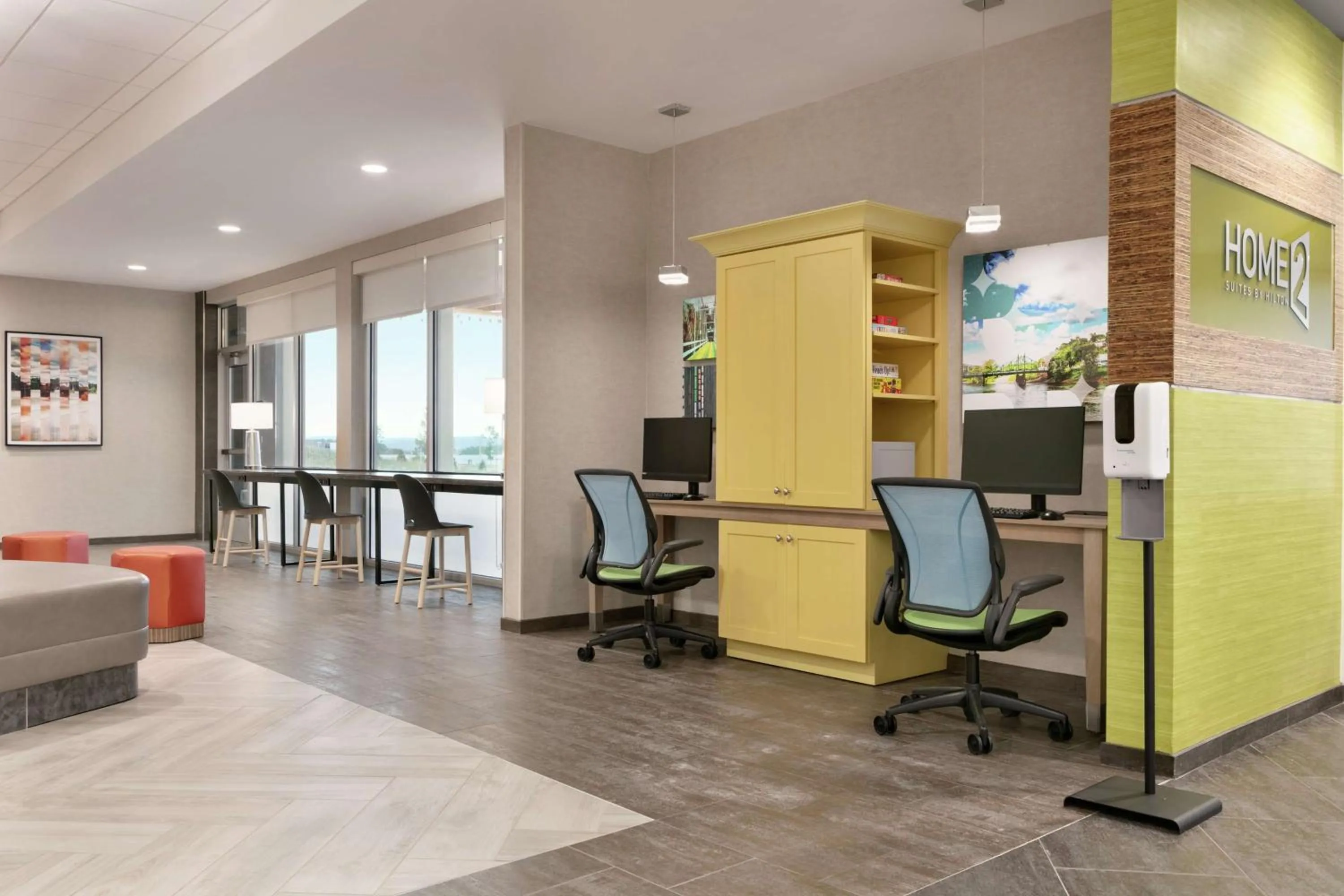 Lobby or reception in Home2 Suites By Hilton Easton