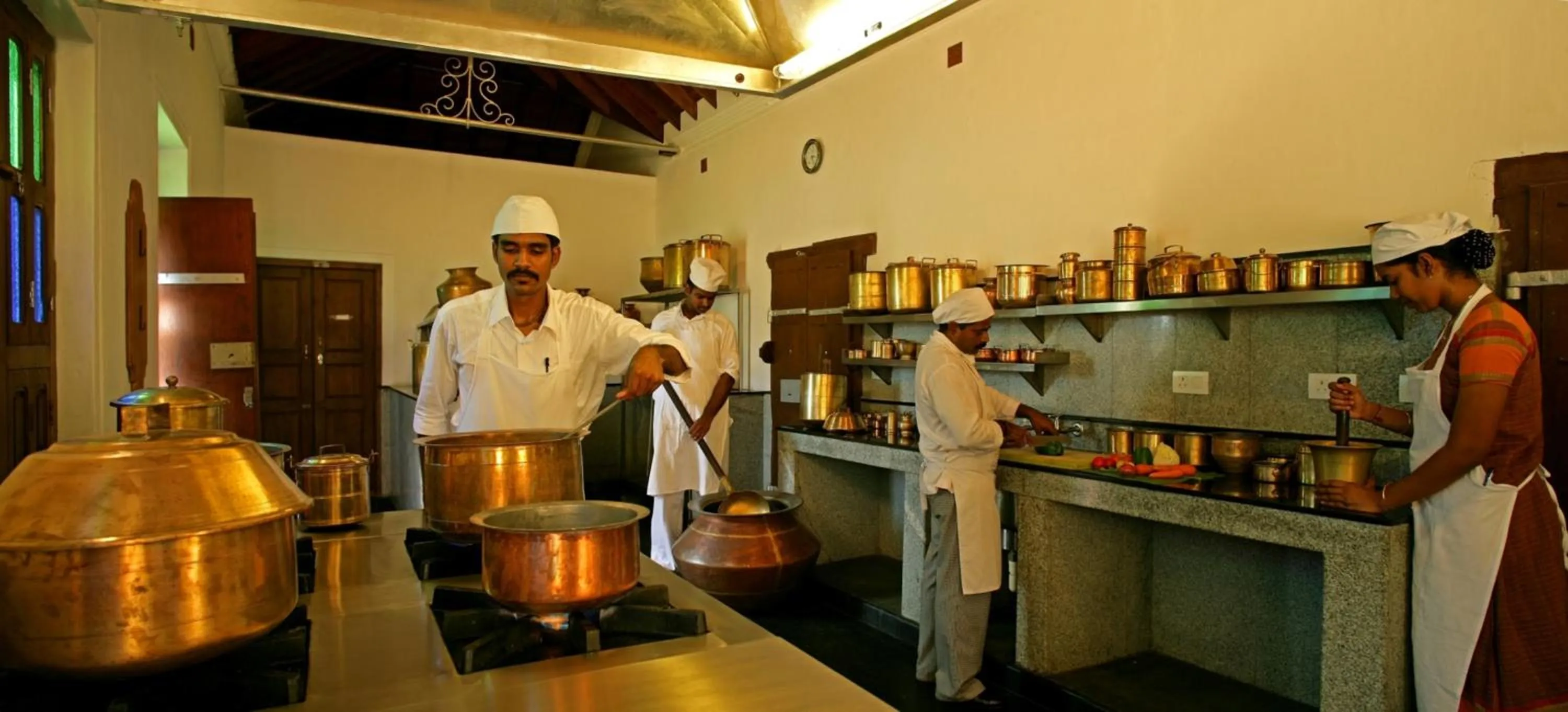 Food and drinks in Visalam Chettinad Palace - A CGH Earth Experience