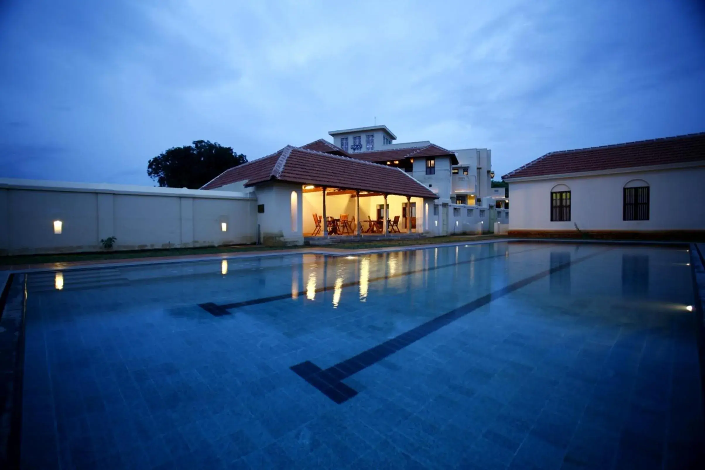 Swimming pool in Visalam Chettinad Palace - A CGH Earth Experience Swimming pool in Visalam Chettinad Palace - A CGH Earth Experience