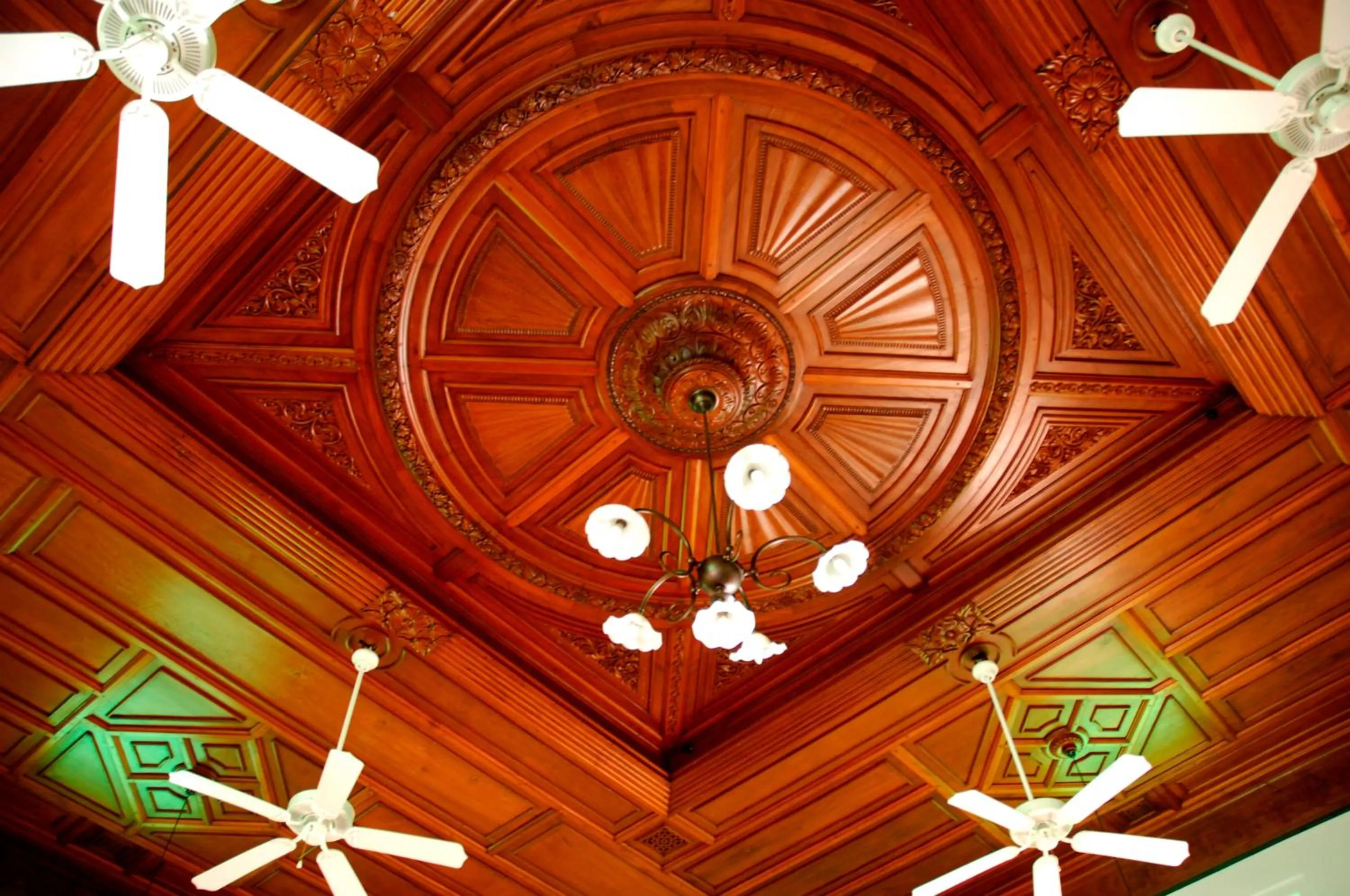 Decorative detail in Visalam Chettinad Palace - A CGH Earth Experience