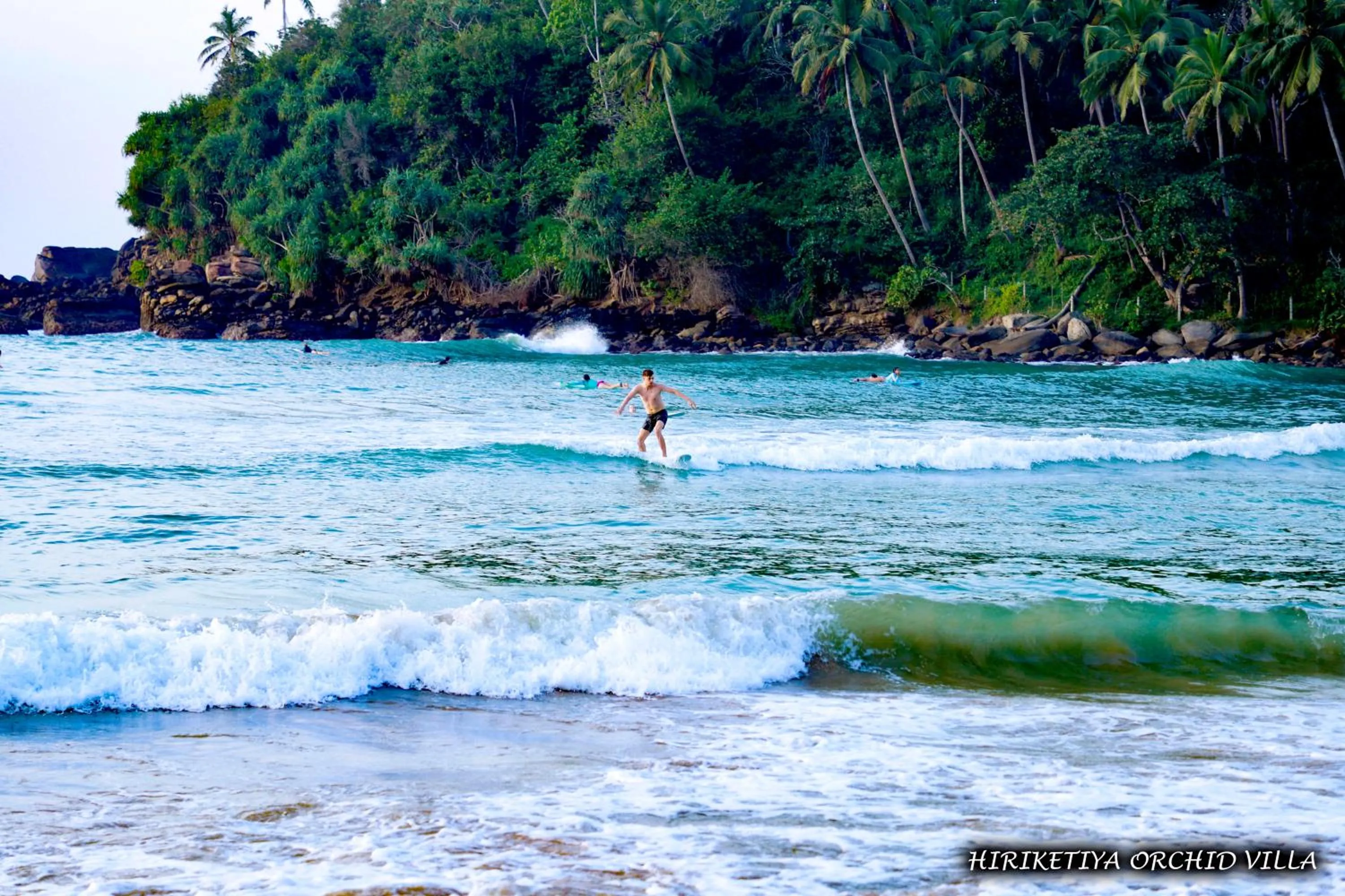Beach in Hiriketiya Orchid Villa