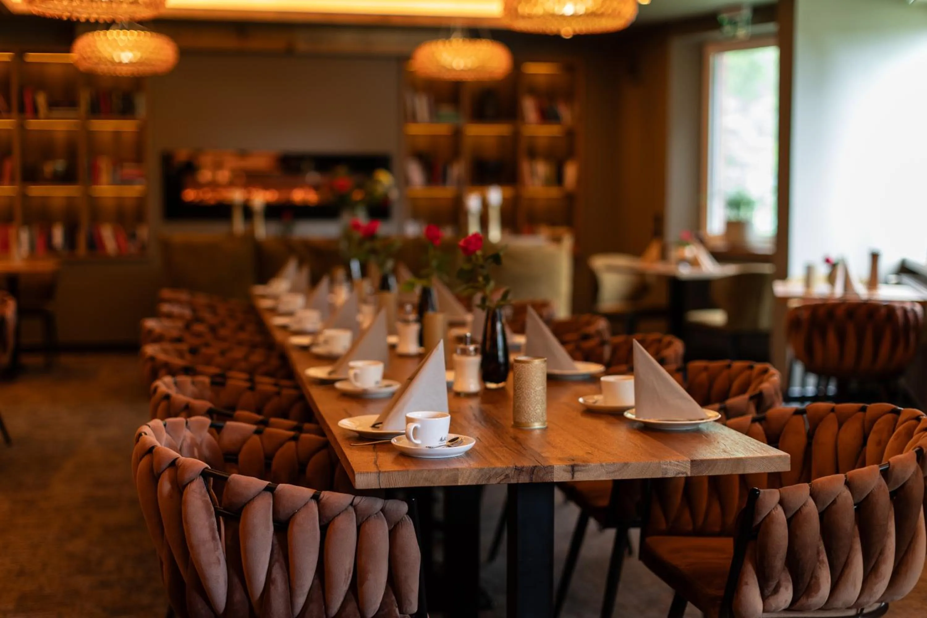 Restaurant/places to eat in Hotel Am Badepark