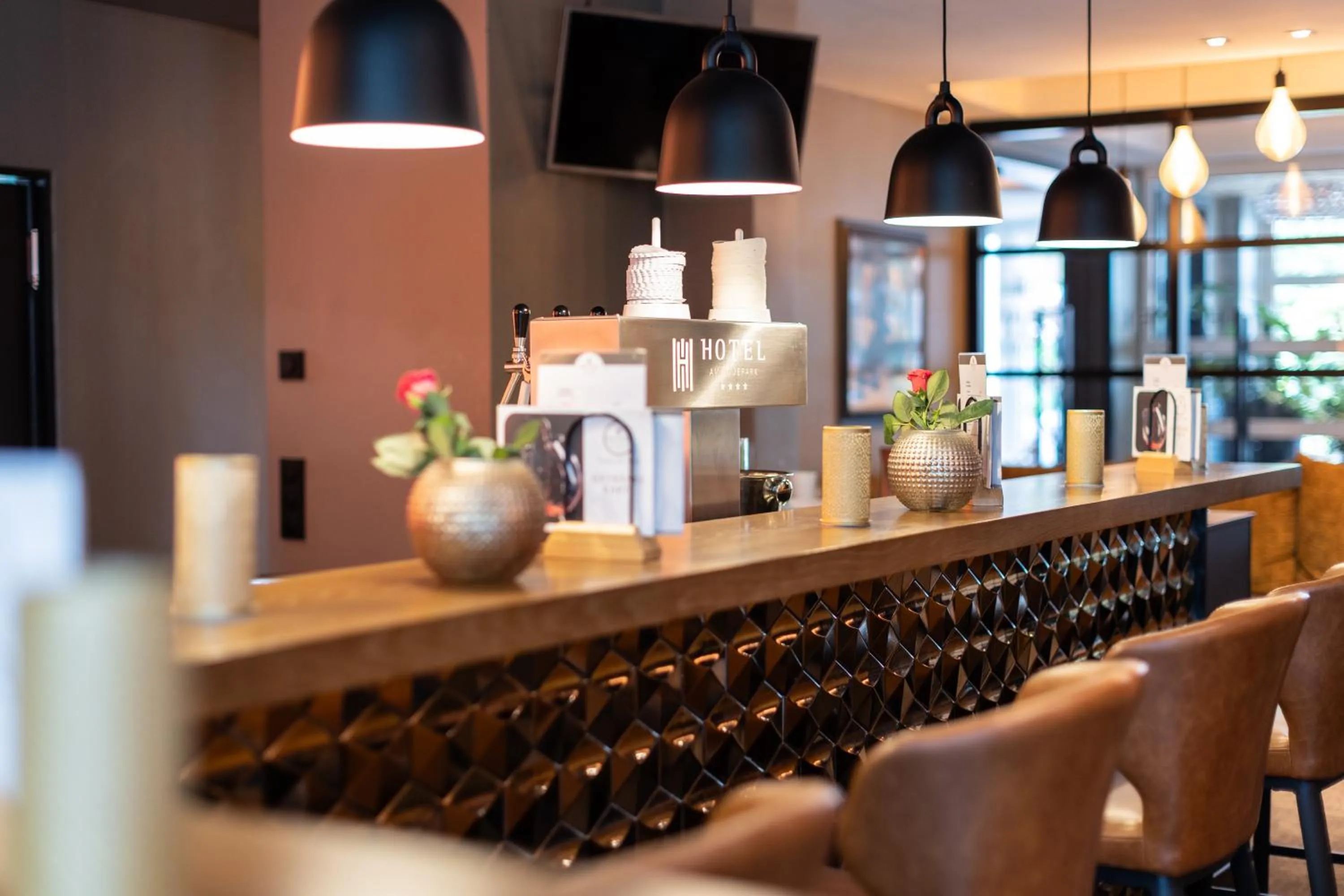 Lounge or bar in Hotel Am Badepark