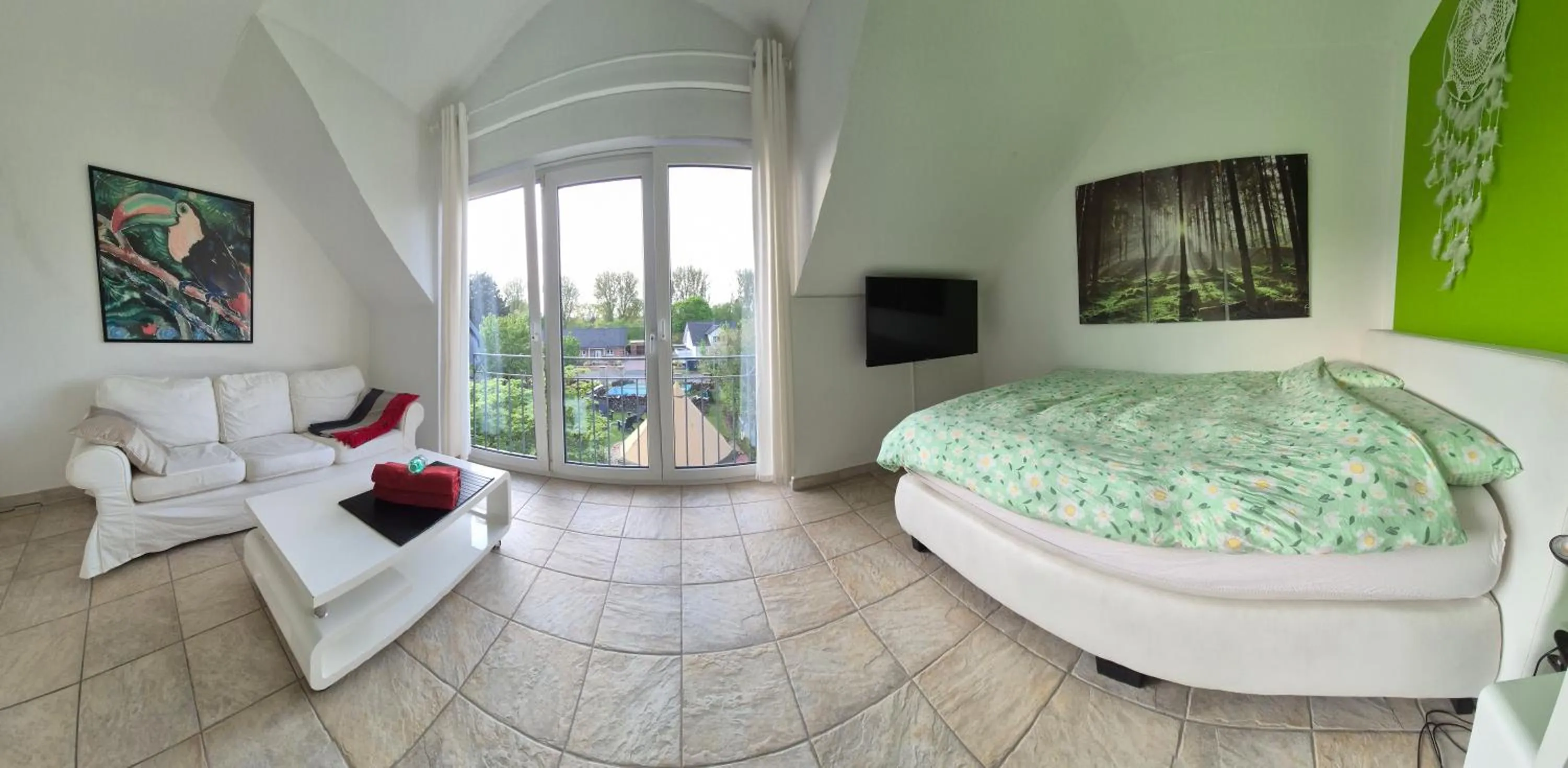 Bed in Schönste Lage am Rhein in unmittelbarer Stadtnähe, B & B