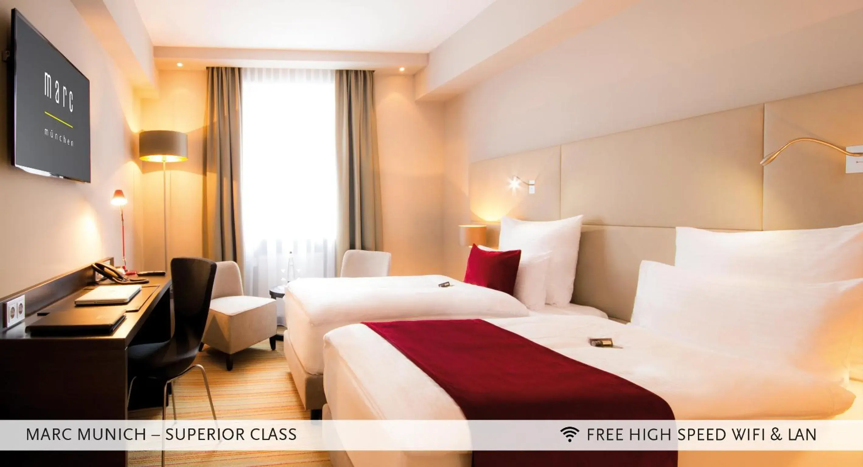 Bedroom, Bed in Marc München Bedroom, Bed in Marc München