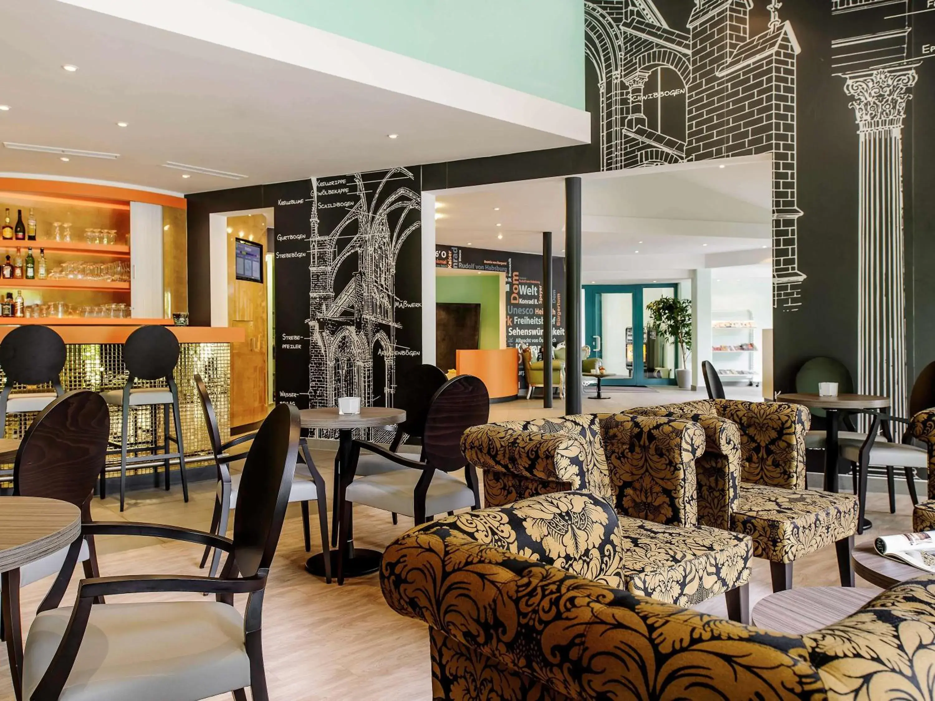 Lounge or bar in ibis Styles Speyer Lounge or bar in ibis Styles Speyer