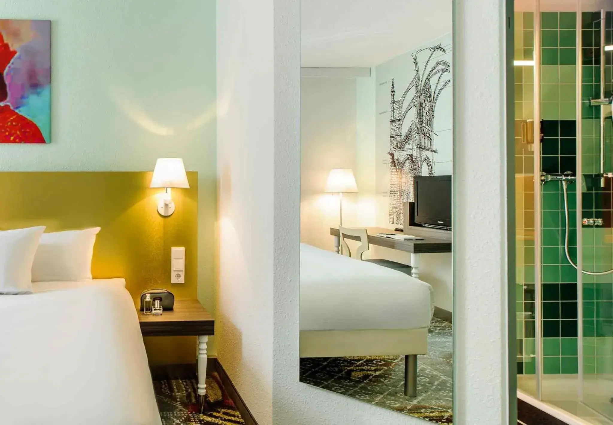 Bedroom, Bed in ibis Styles Speyer Bedroom, Bed in ibis Styles Speyer