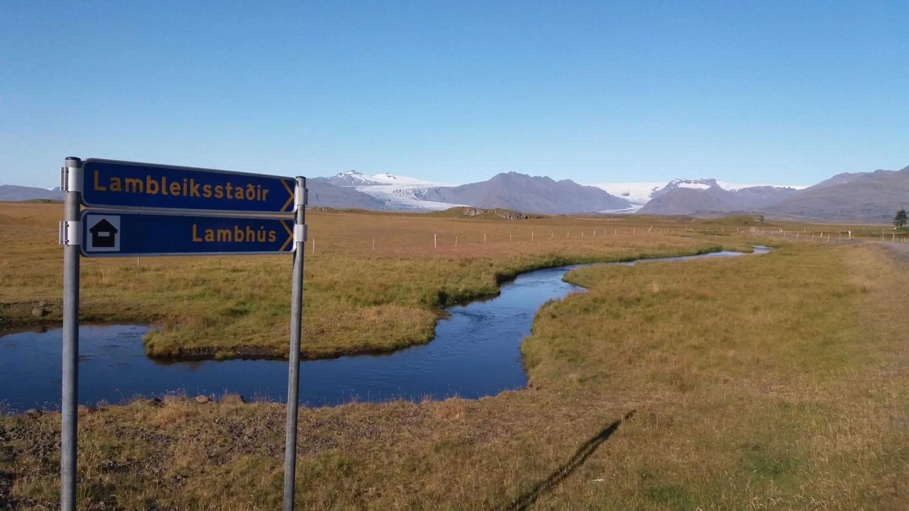 Natural landscape in Lambhus Glacier View Cabins