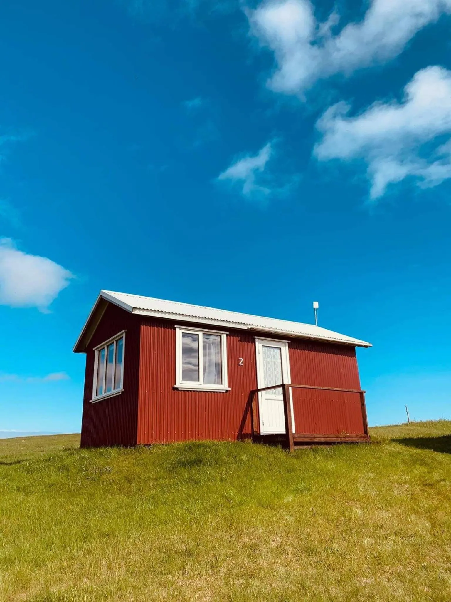 Children play ground in Lambhus Glacier View Cabins