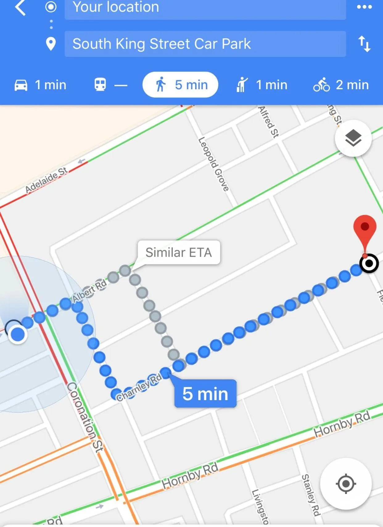 Bird's eye view in The Aspire