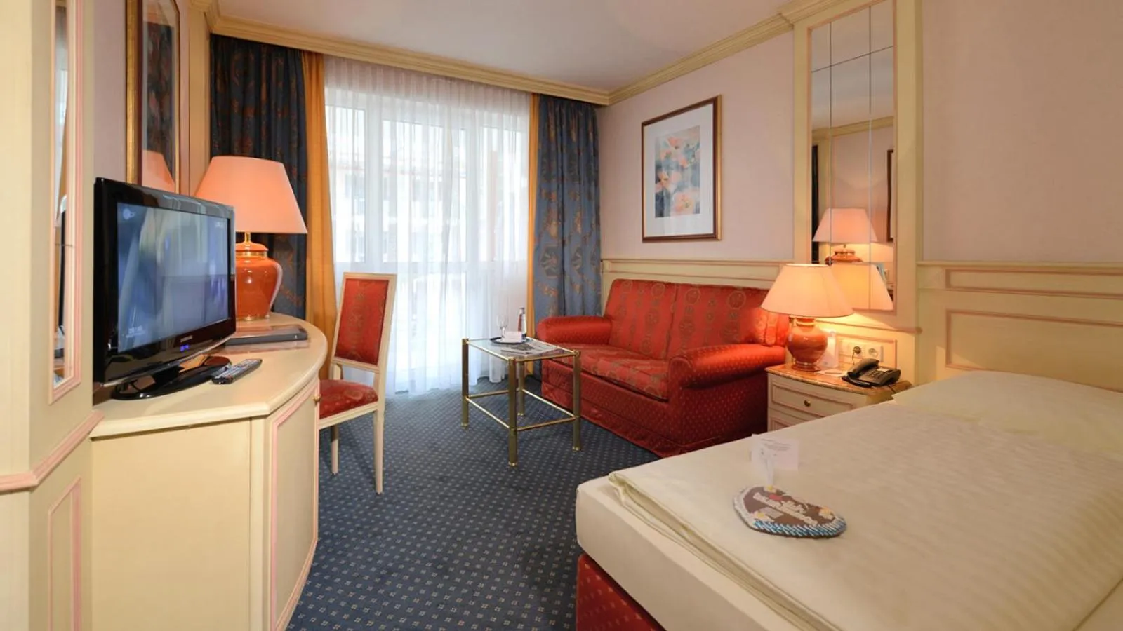 Bed in The Monarch Hotel