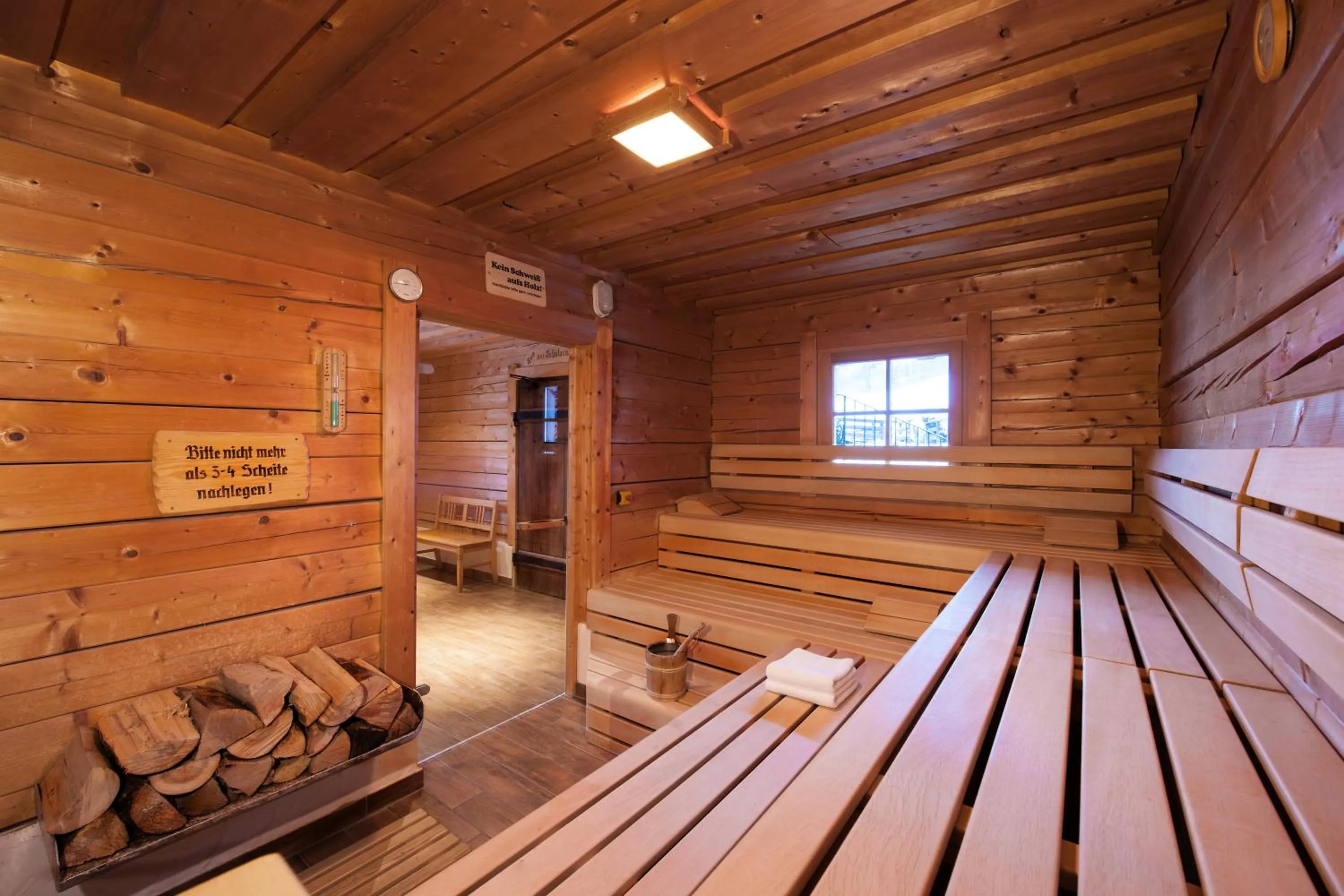 Sauna in Naturhotel Reissenlehen