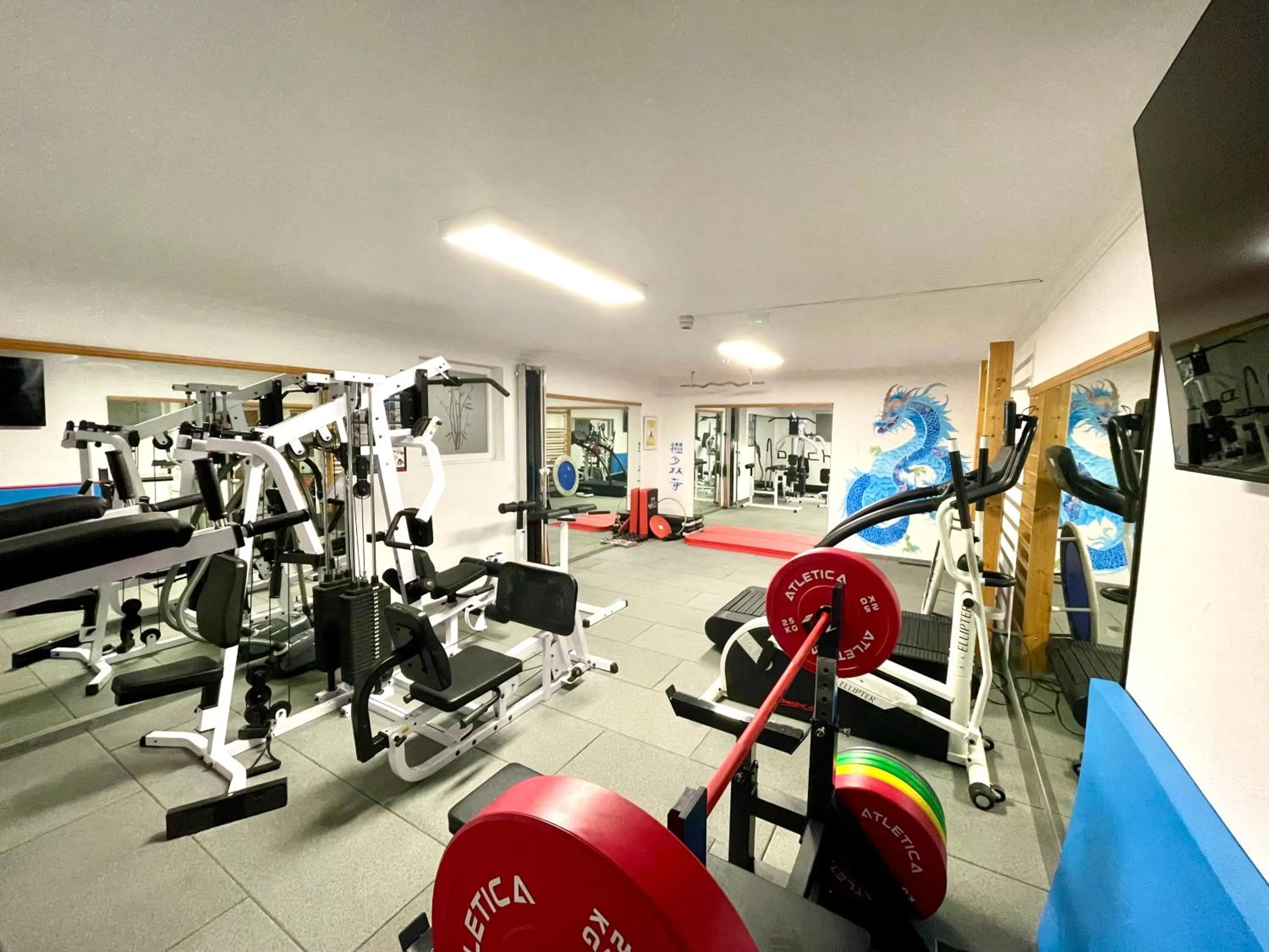 Fitness centre/facilities in Naturhotel Reissenlehen