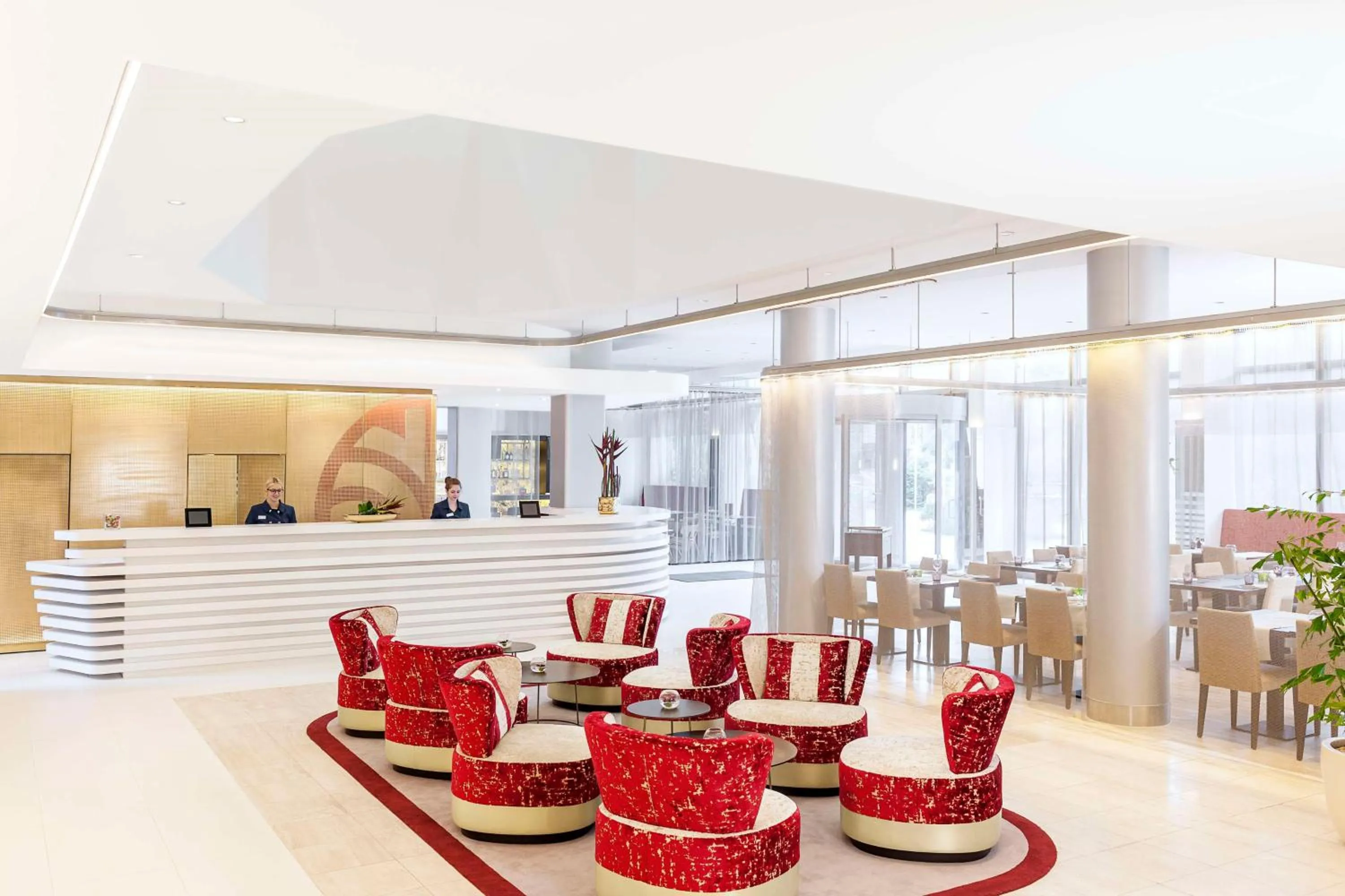 Lobby or reception in NH Collection Köln Mediapark