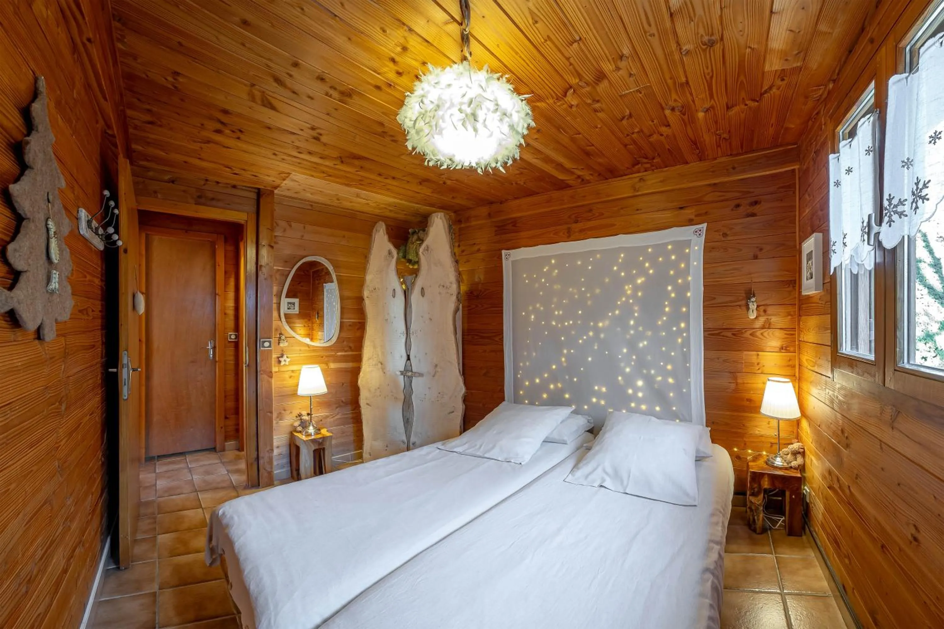 Bed in Chalet Carpe Diem