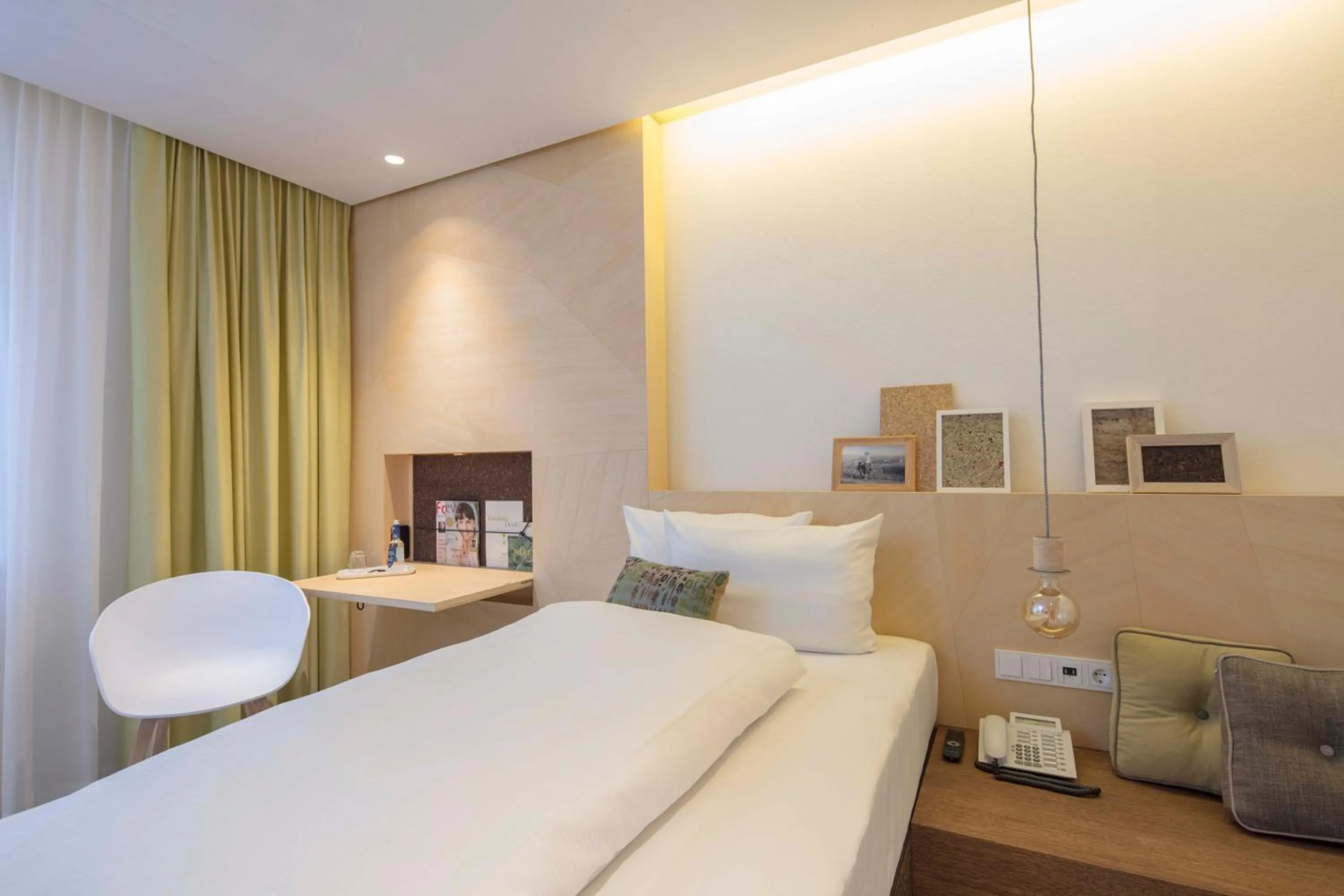 Decorative detail, Bed in Hotel Luise