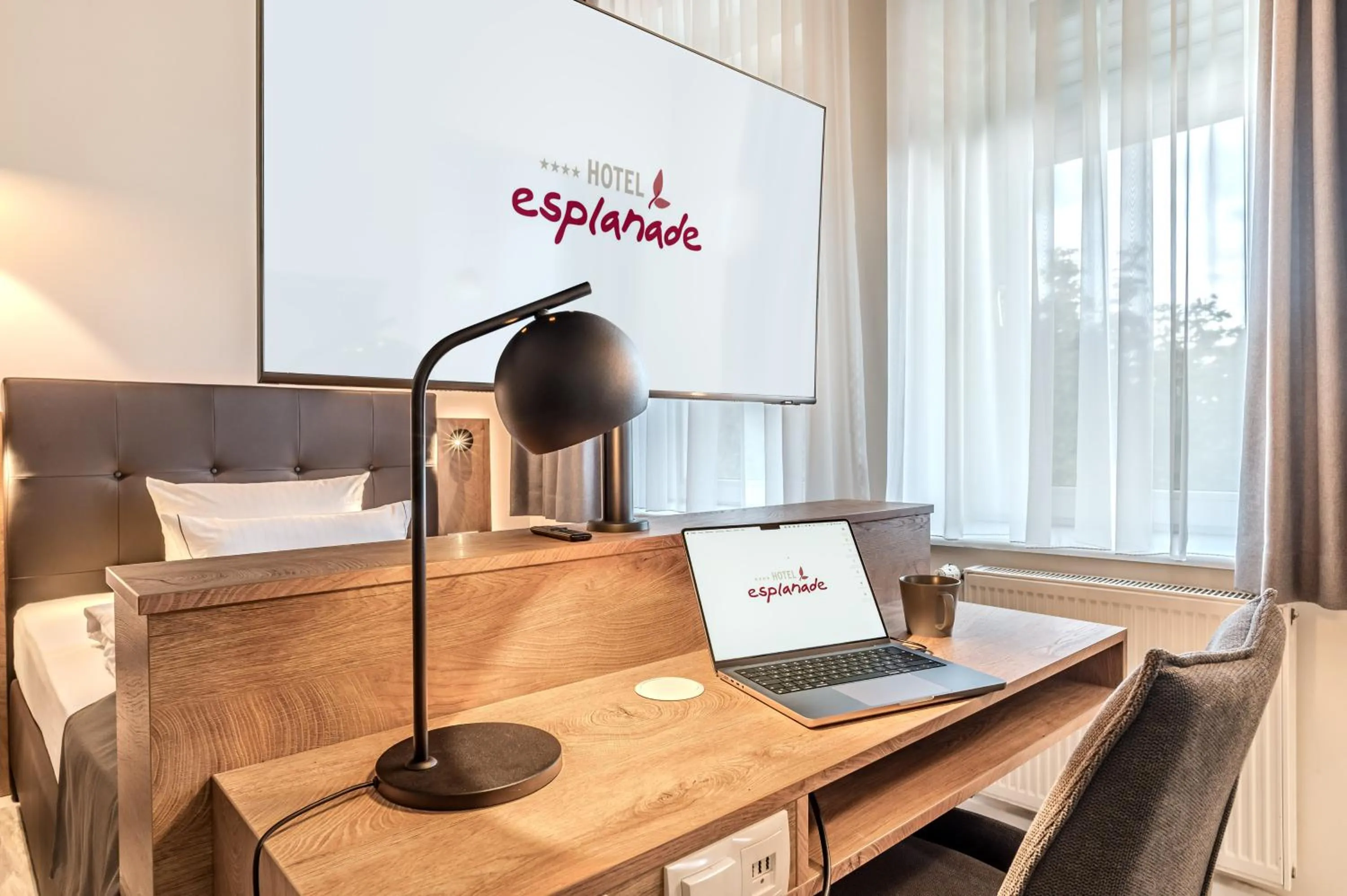 Bed in Hotel Esplanade Dortmund