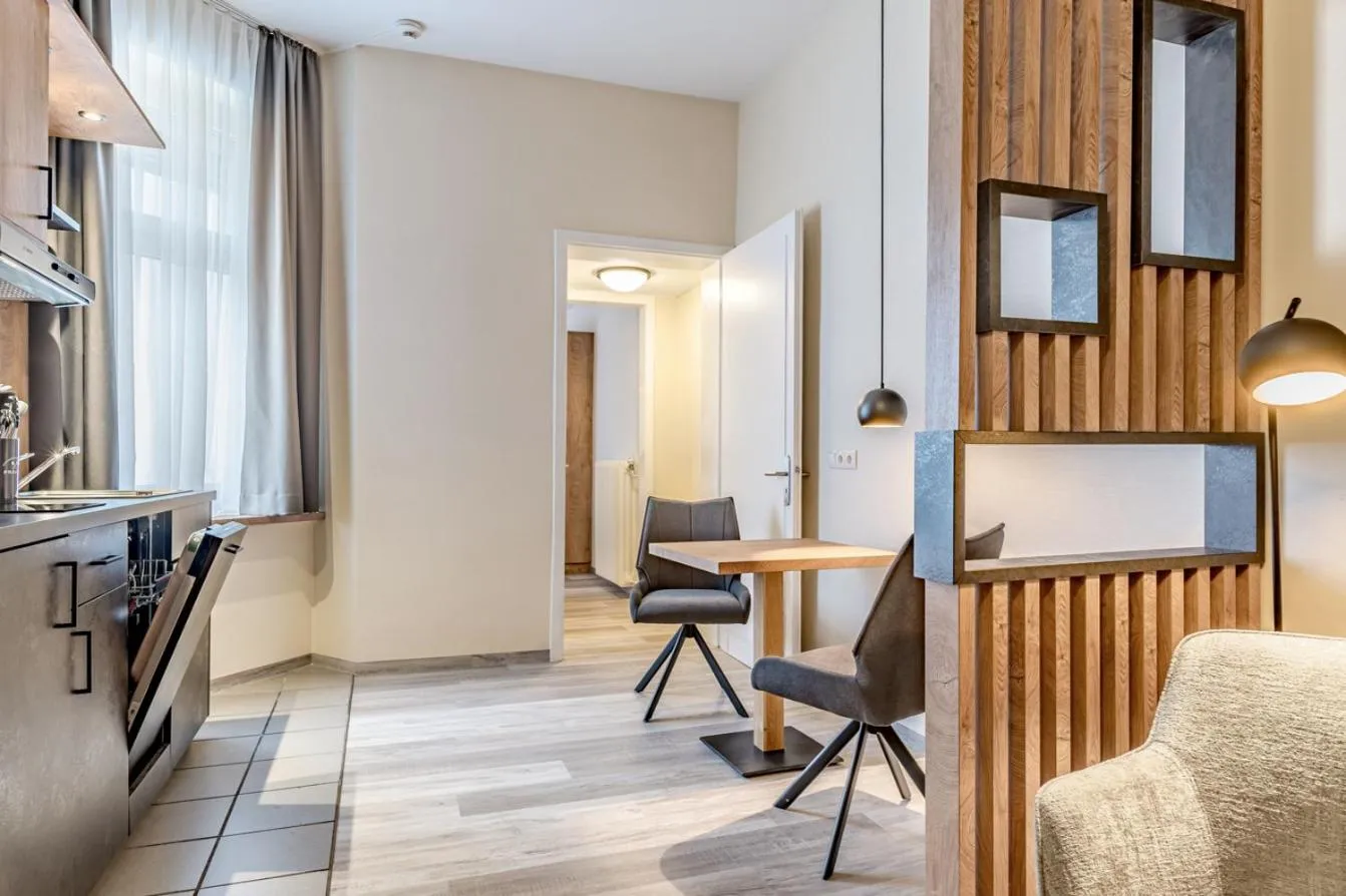 Kitchen or kitchenette in Hotel Esplanade Dortmund