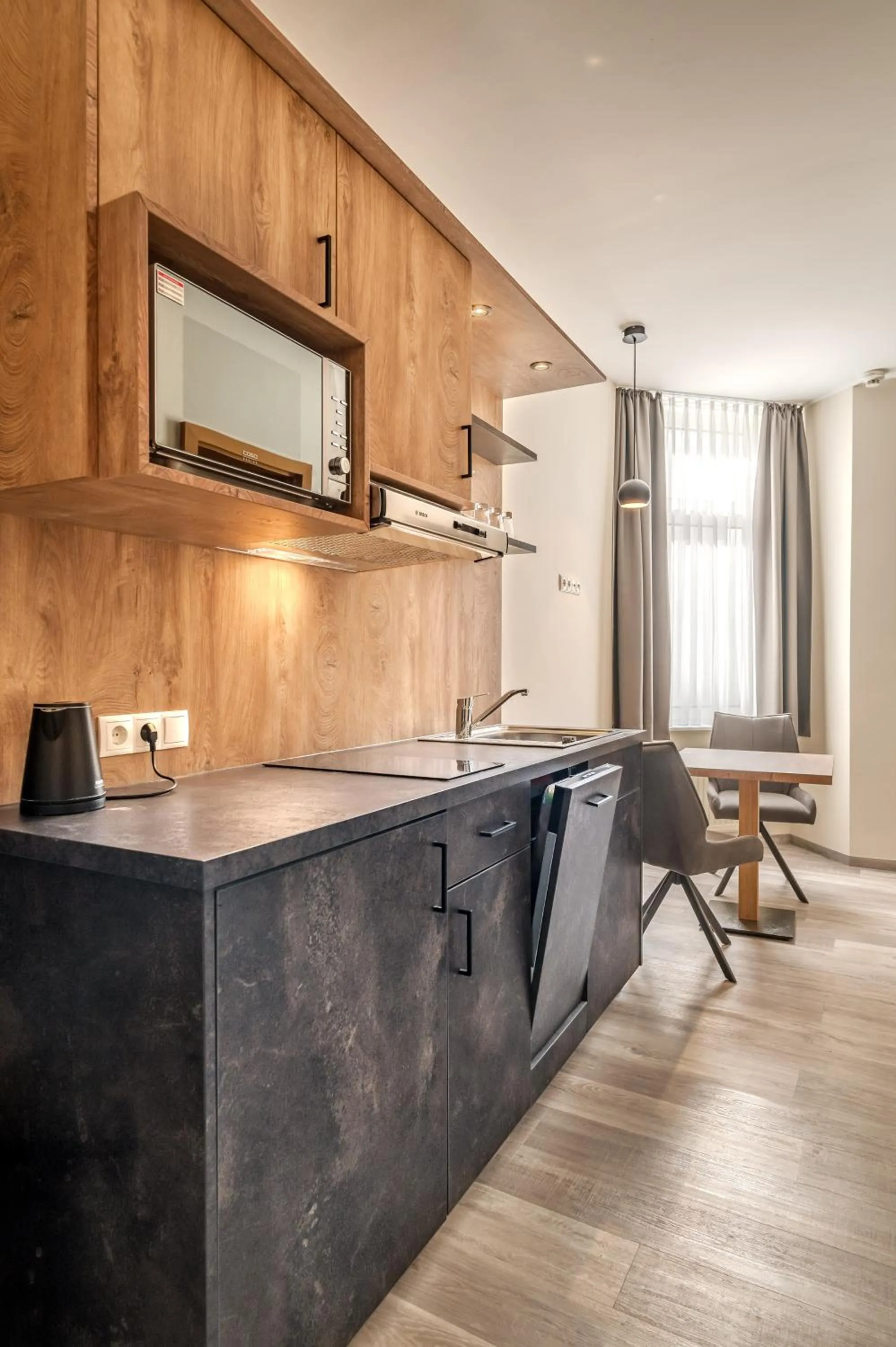 Kitchen or kitchenette in Hotel Esplanade Dortmund