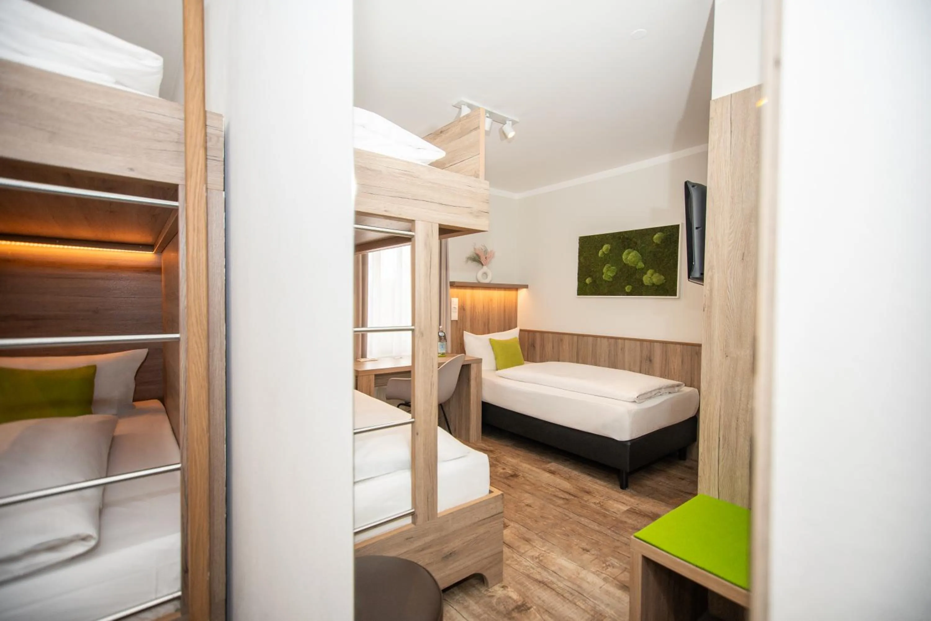 Photo of the whole room, Bed in Hotel Perlach Allee by Blattl