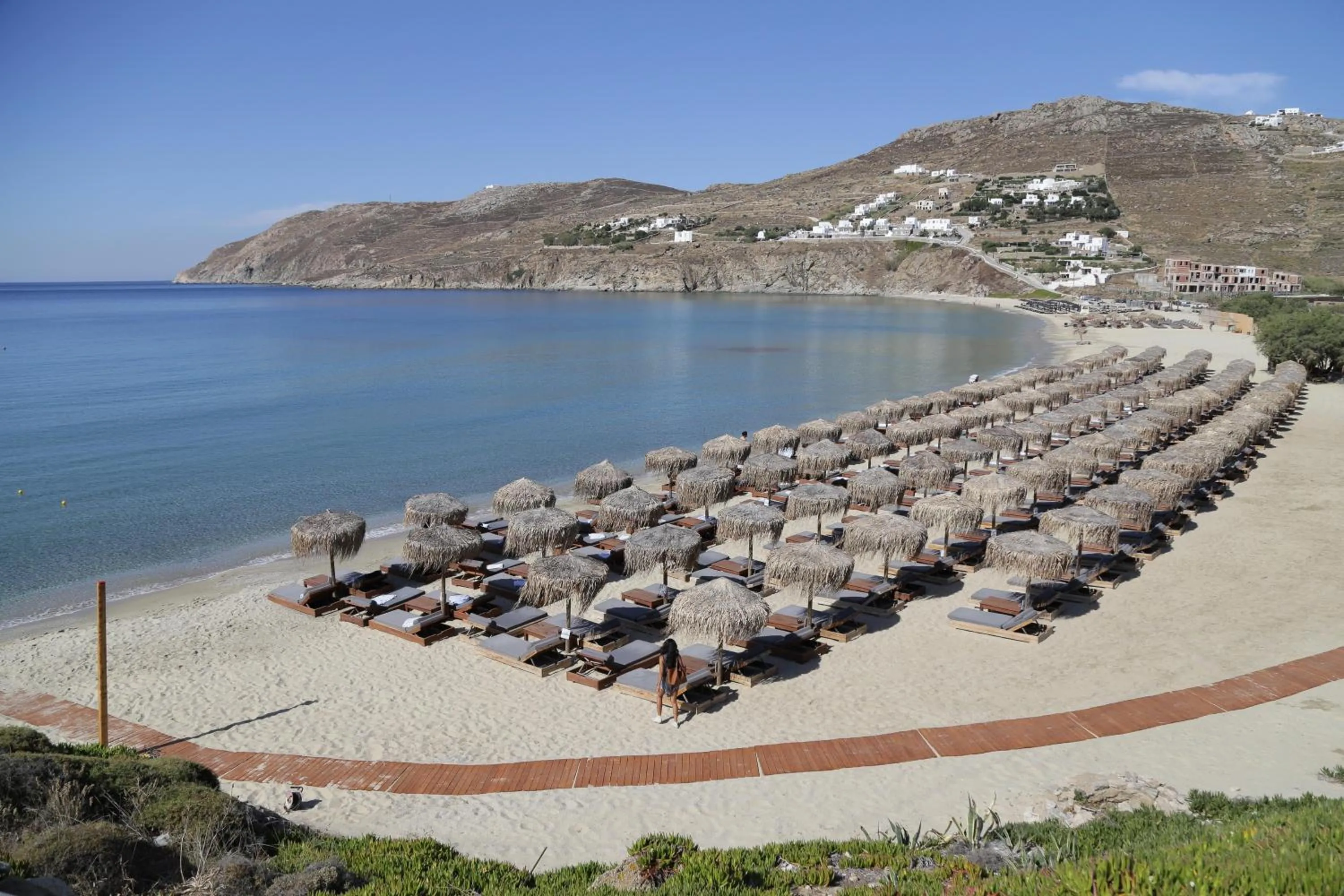 Beach in Livin Mykonos Hotel - Adults Only