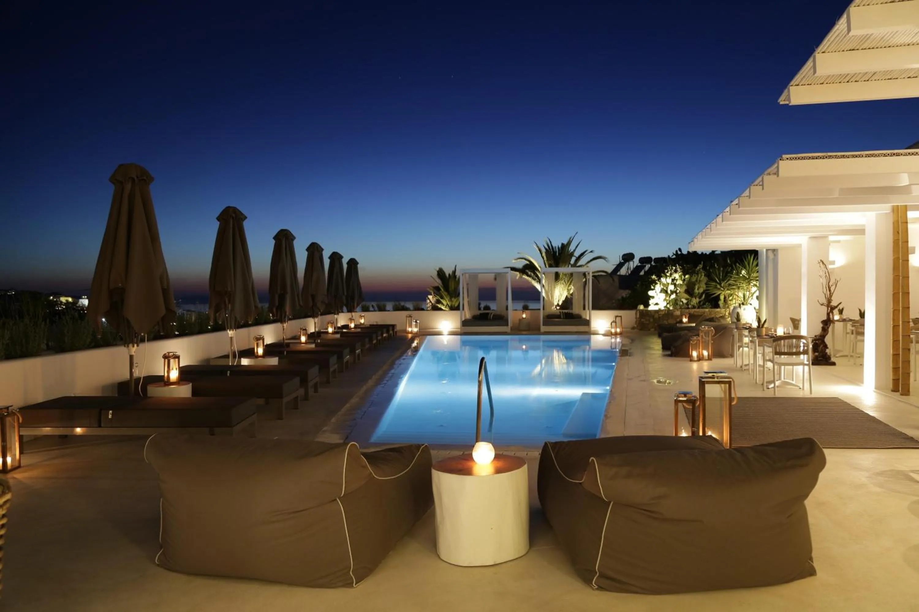 Swimming pool in Livin Mykonos Hotel - Adults Only