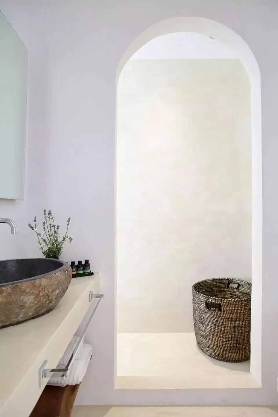 Bathroom in Livin Mykonos Hotel - Adults Only