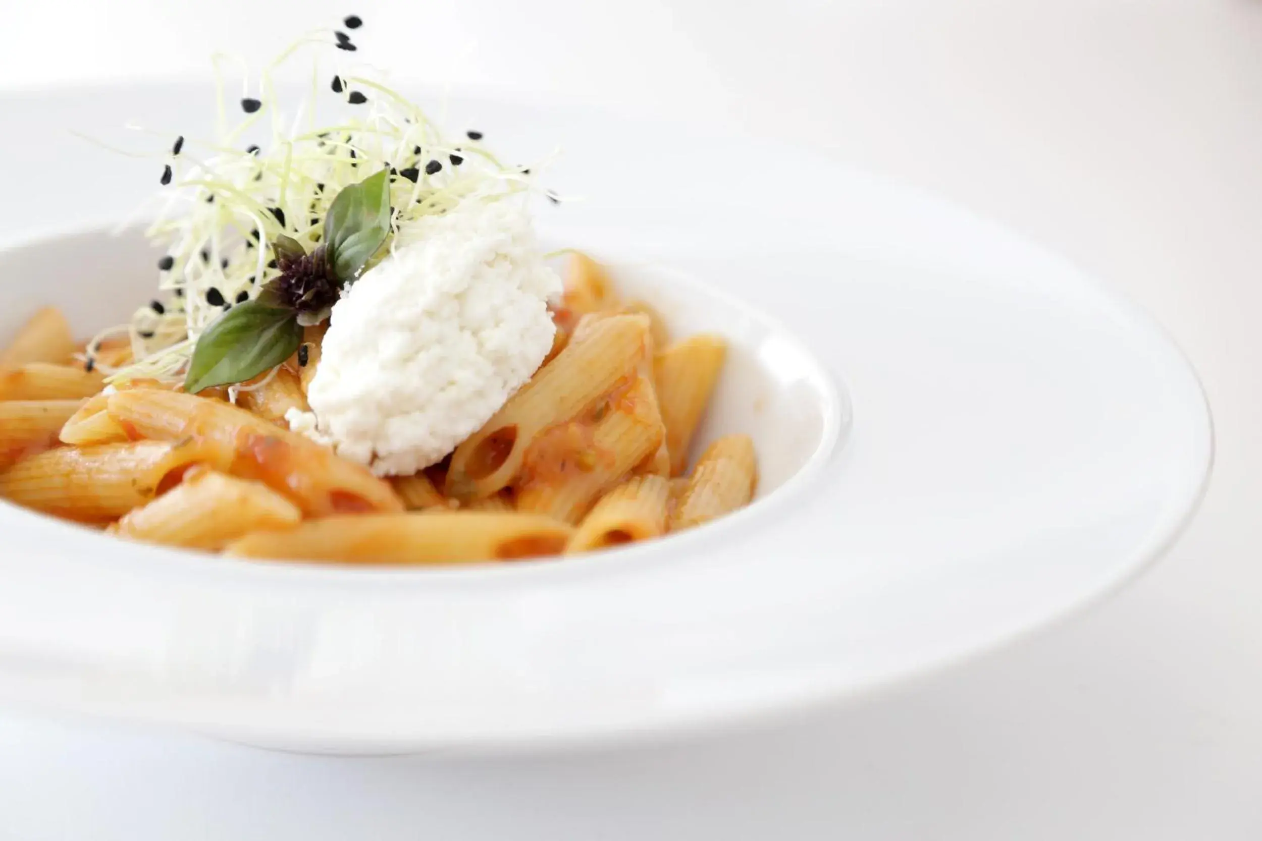 Food close-up in Livin Mykonos Hotel - Adults Only Food close-up in Livin Mykonos Hotel - Adults Only