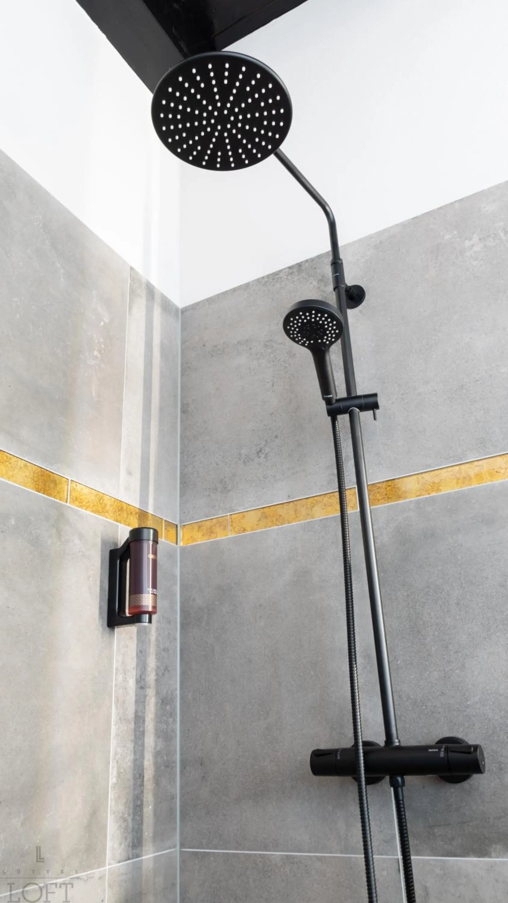 Shower in LÜTTES LOFT Boutique Hotel