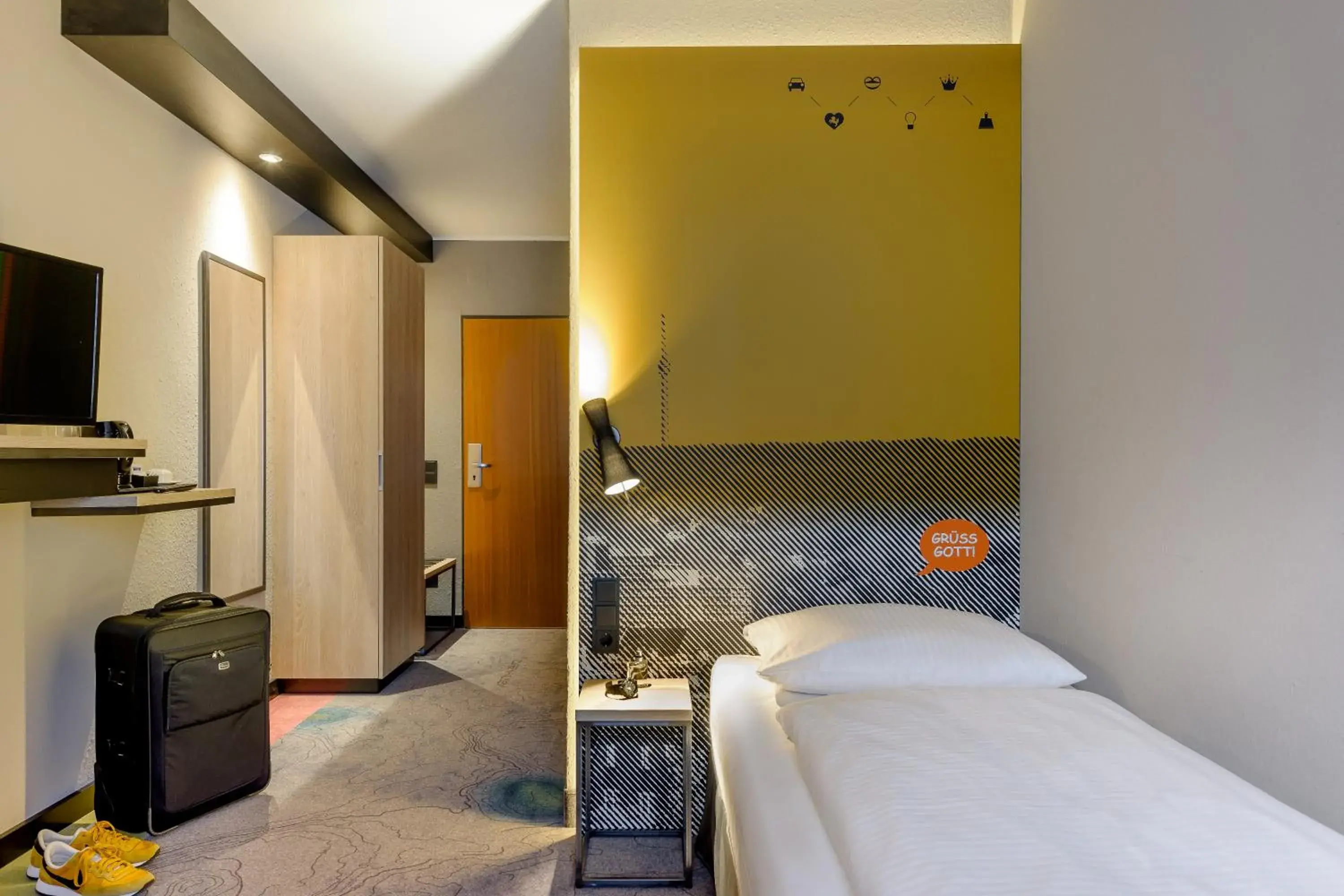 Bed in Mercure Stuttgart Zuffenhausen Bed in Mercure Stuttgart Zuffenhausen