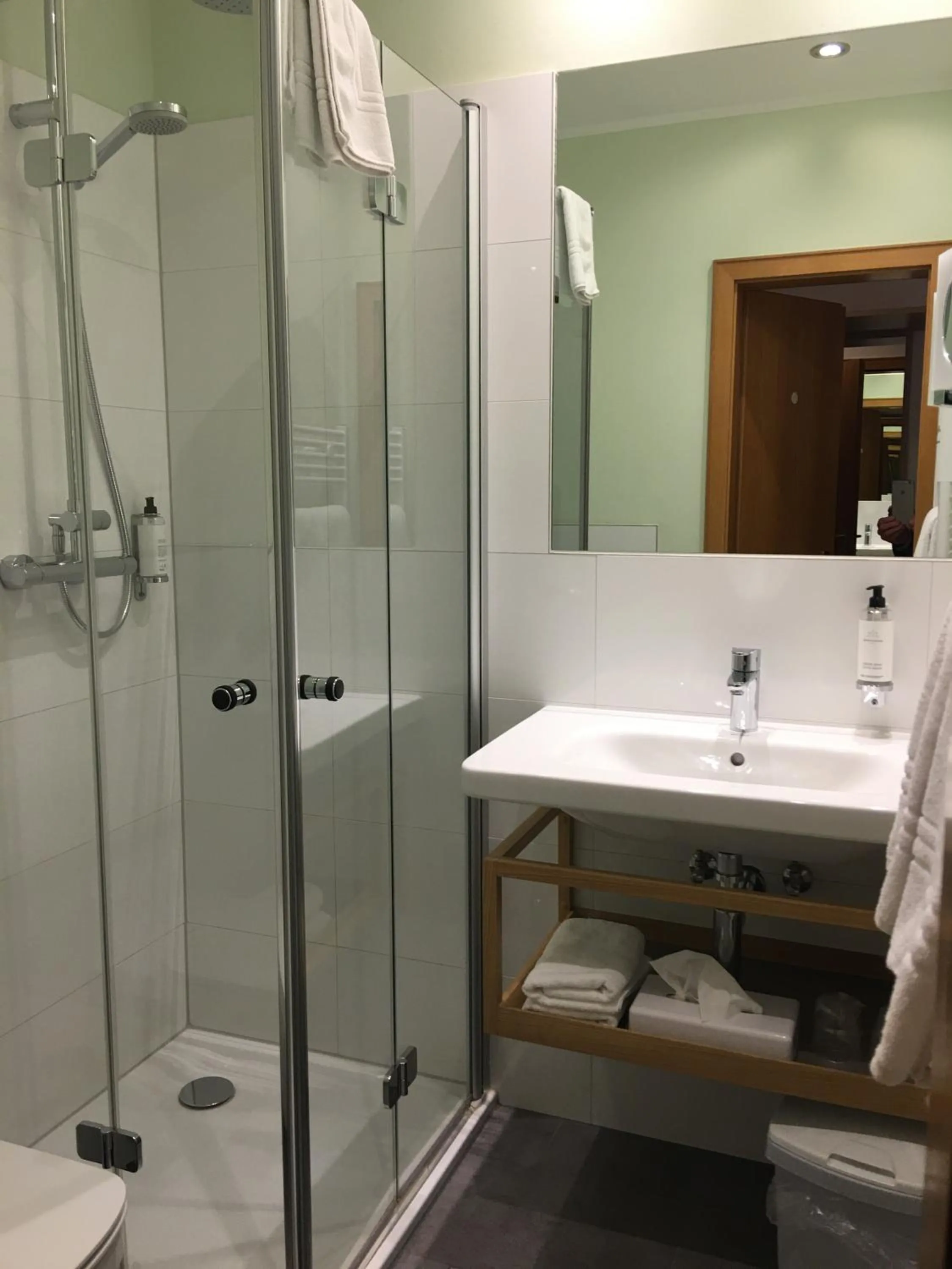 Bathroom in Hotel Hesborner Kuckuck