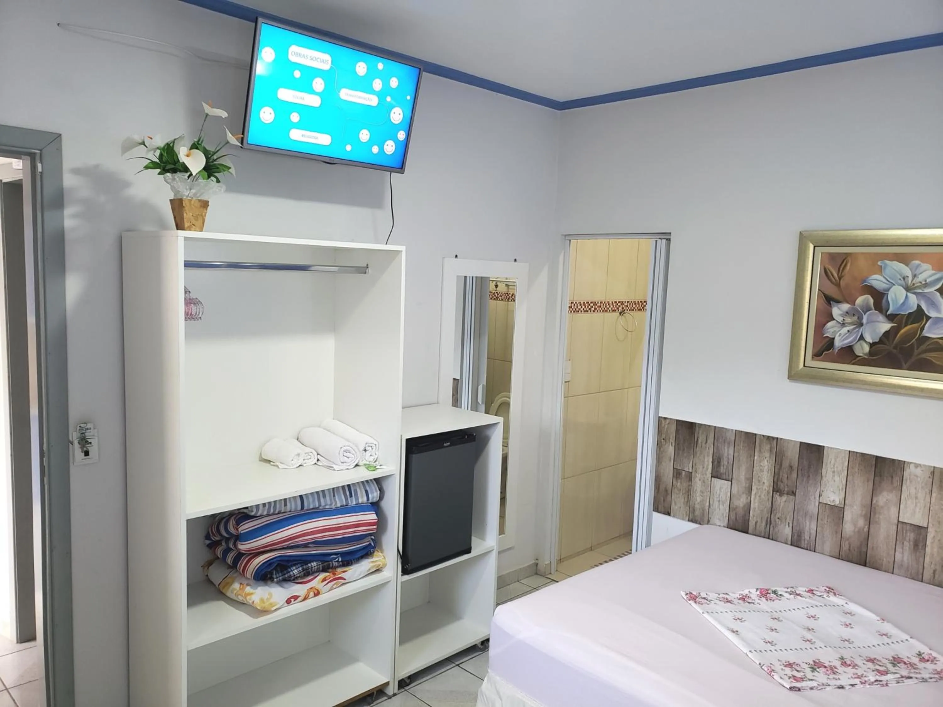 TV and multimedia, Bed in Pousada Boa Vista