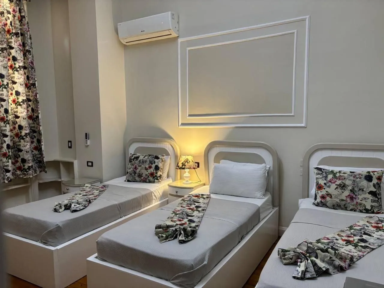 Bed in columbia sky city hotel