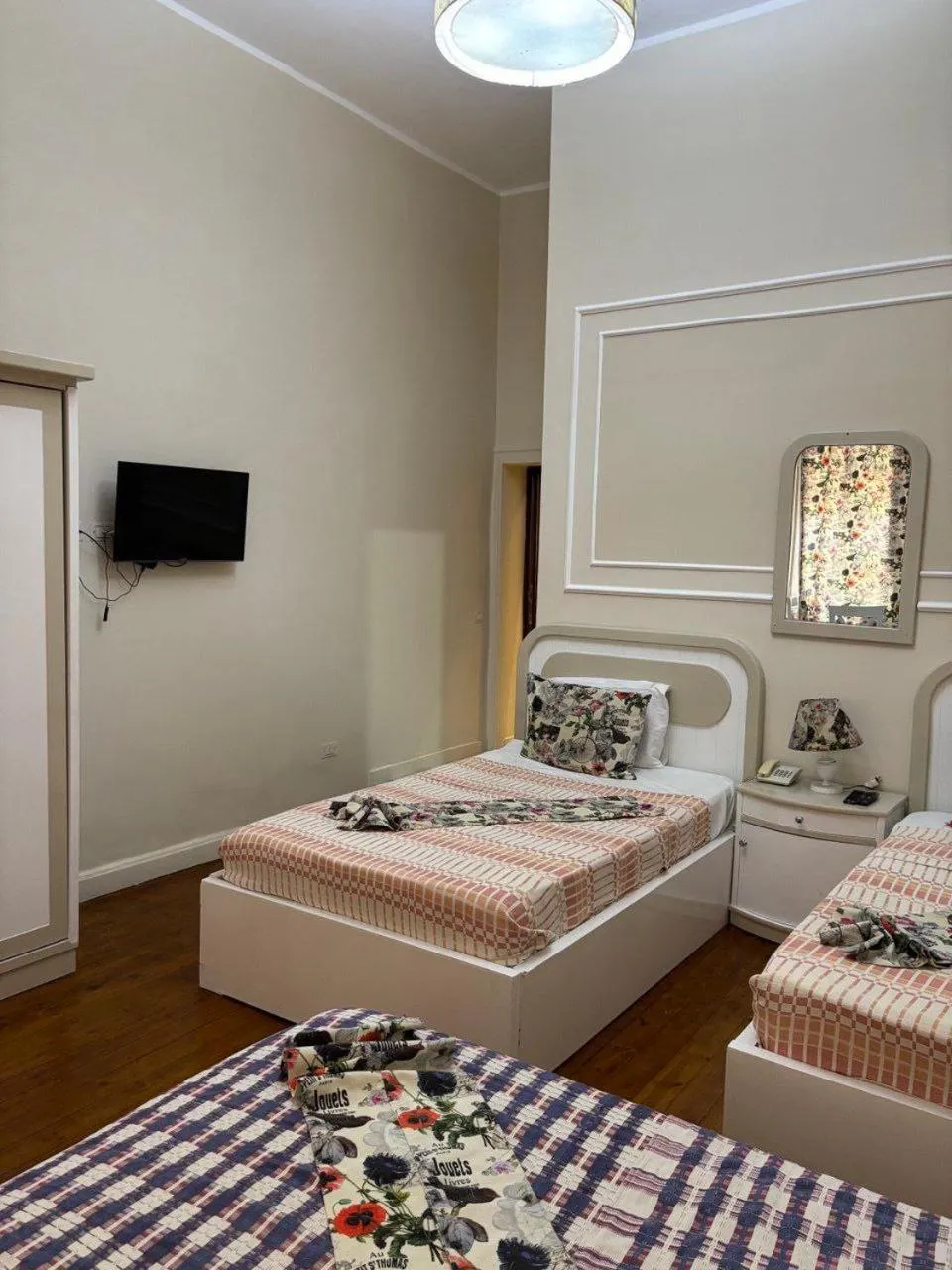 Bed in columbia sky city hotel