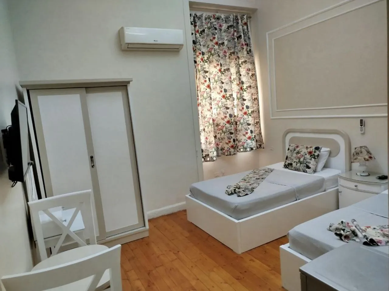 Bed in columbia sky city hotel