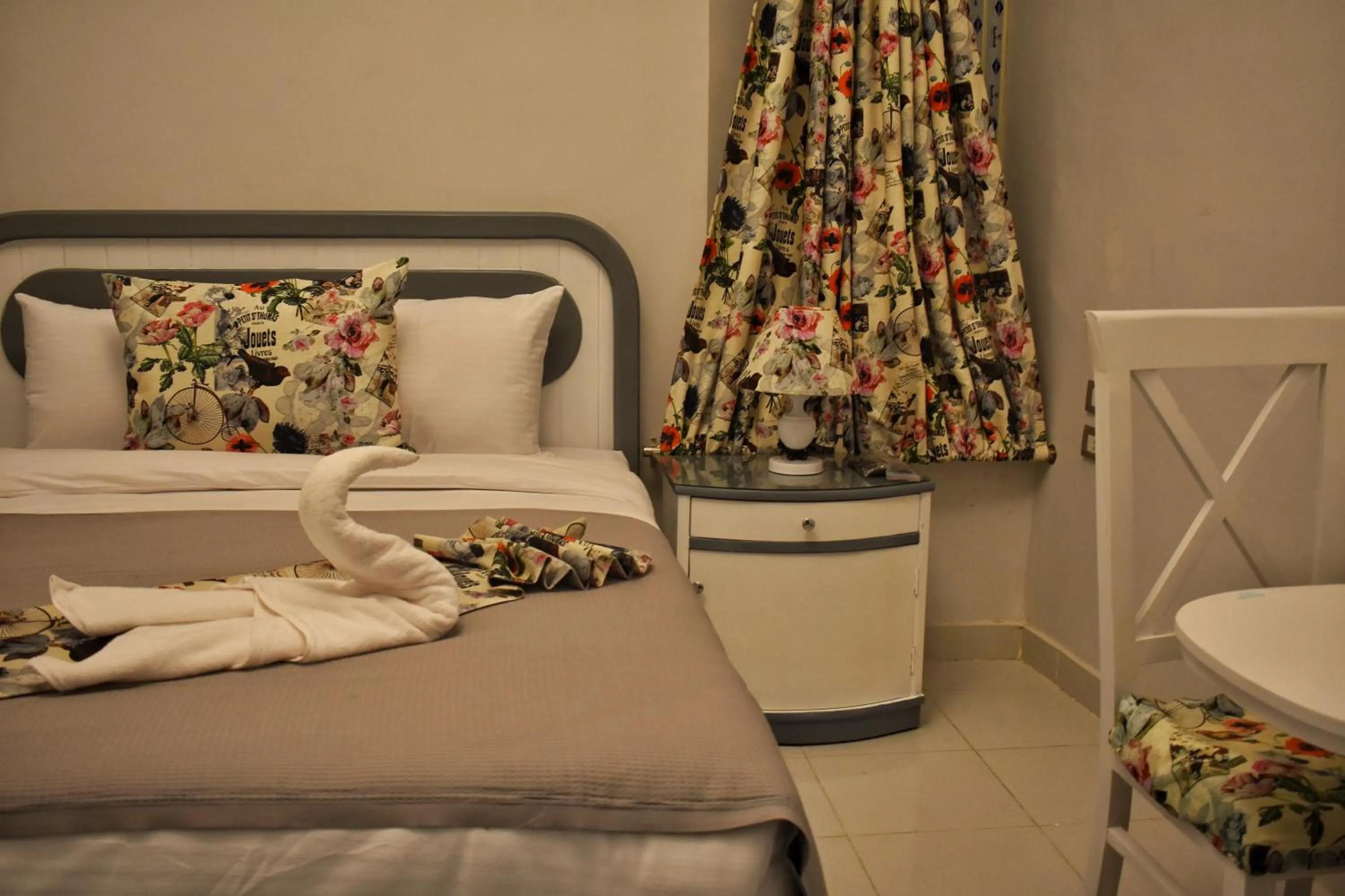 Bed in columbia sky city hotel