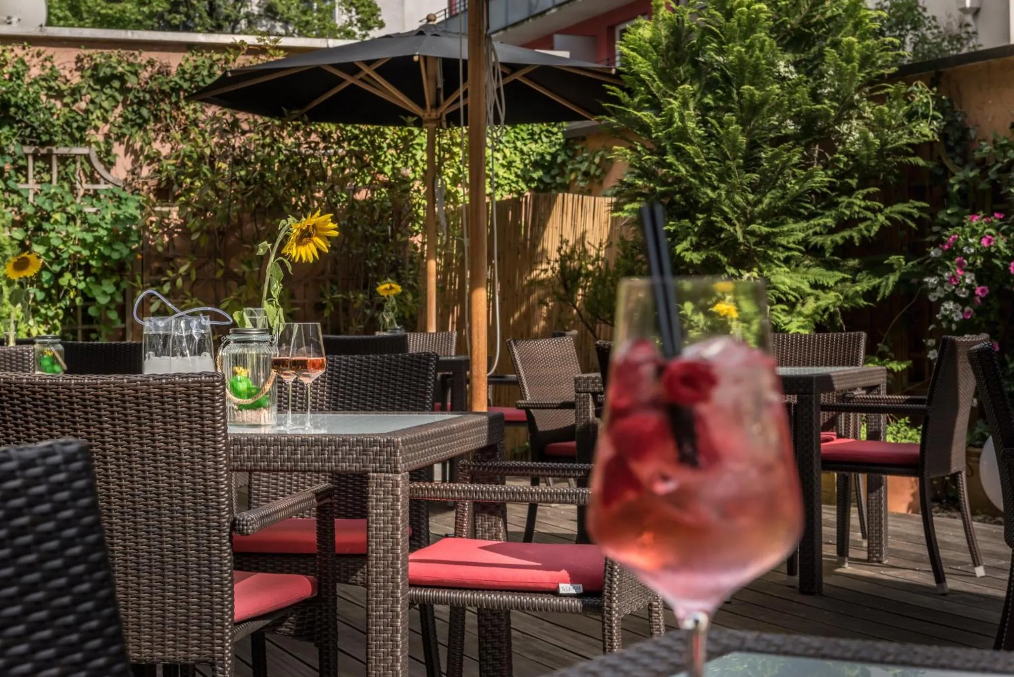 Patio in Bavaria Boutique Hotel