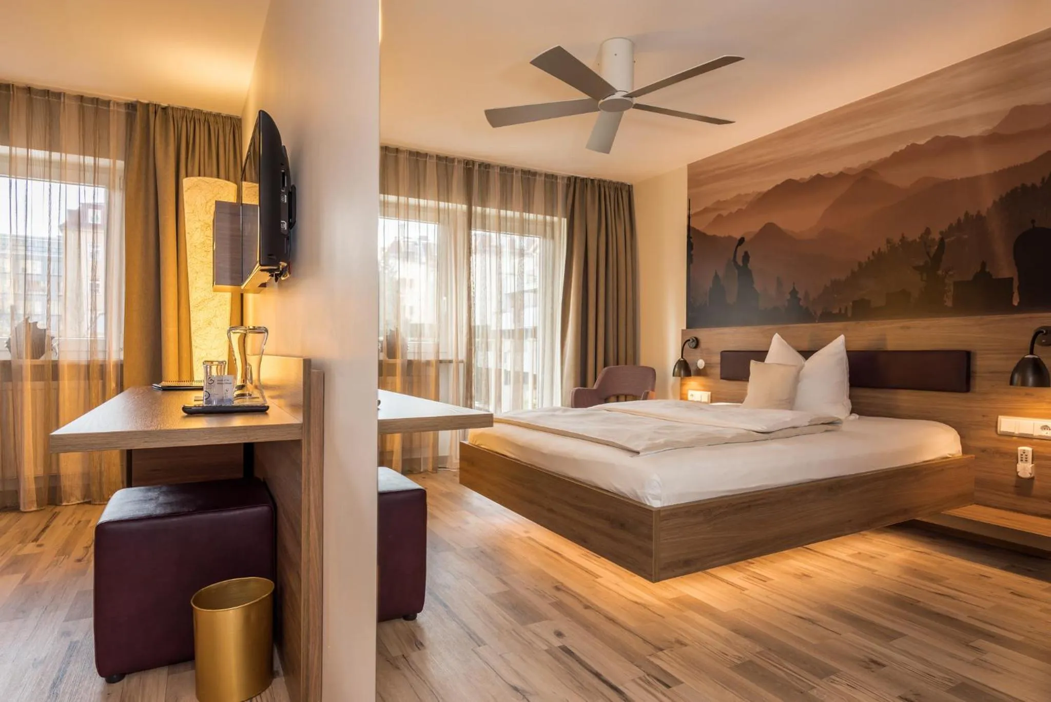 Bedroom, Bed in Bavaria Boutique Hotel