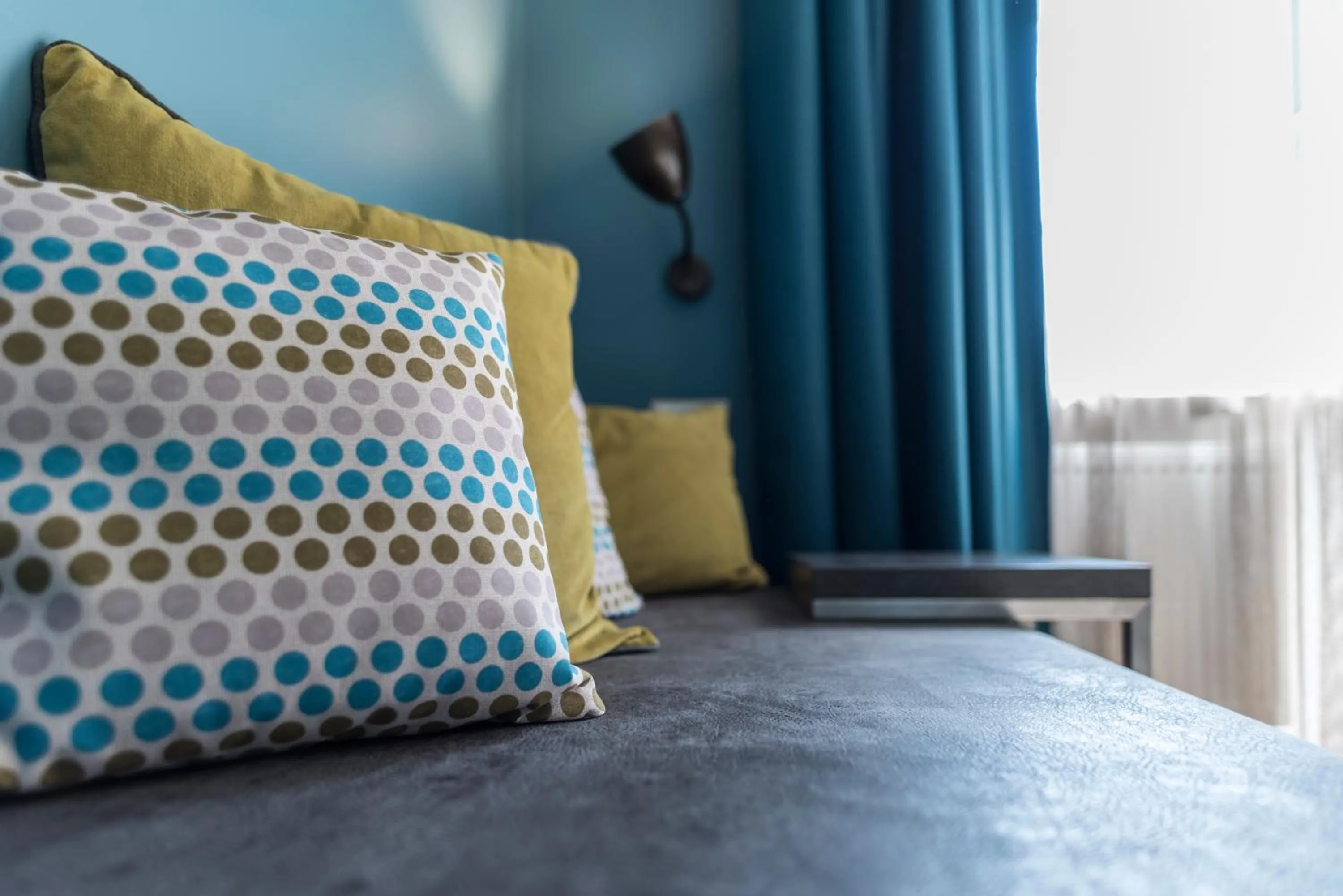 Decorative detail, Bed in Bavaria Boutique Hotel