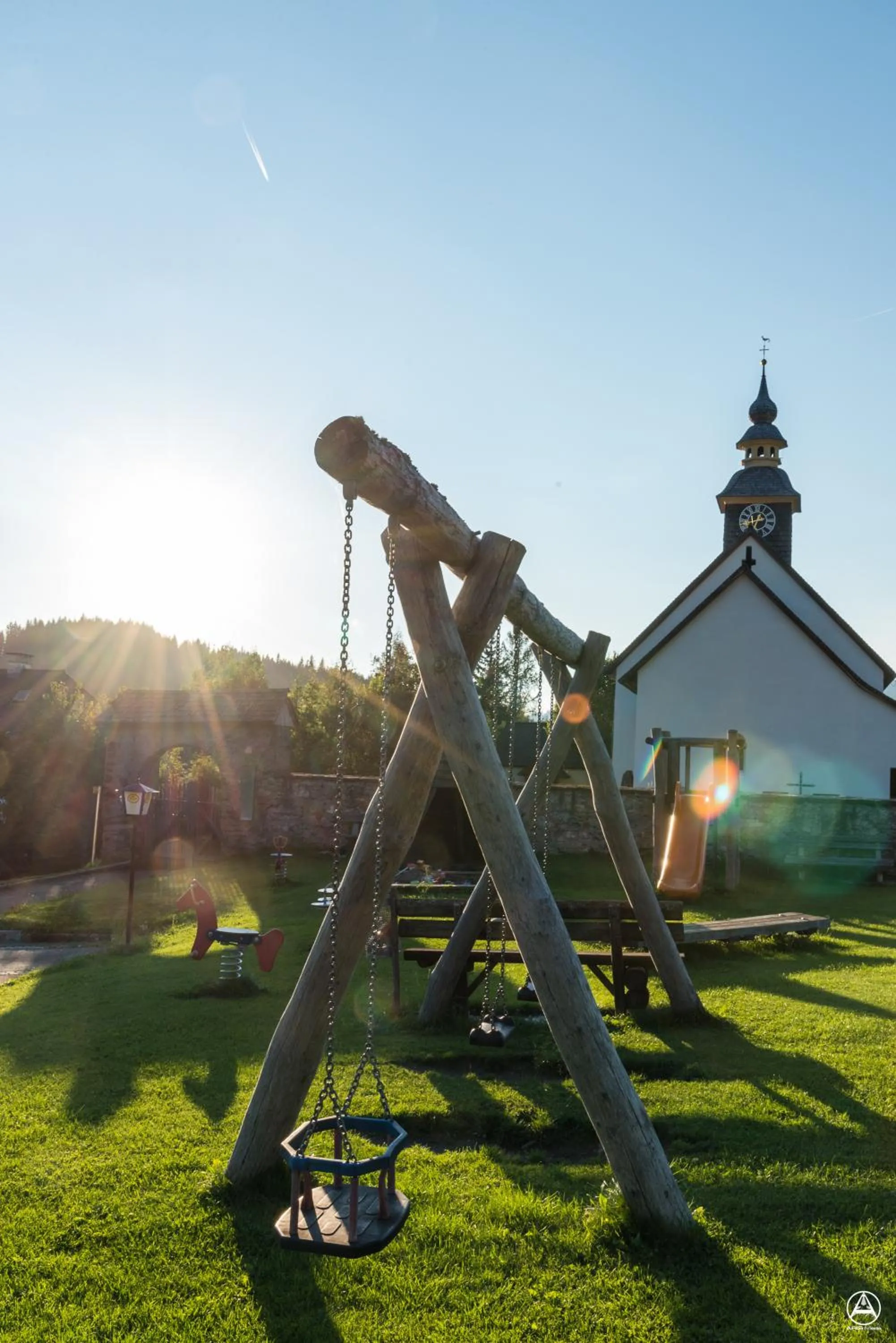 Children play ground in Alpengasthof Moser