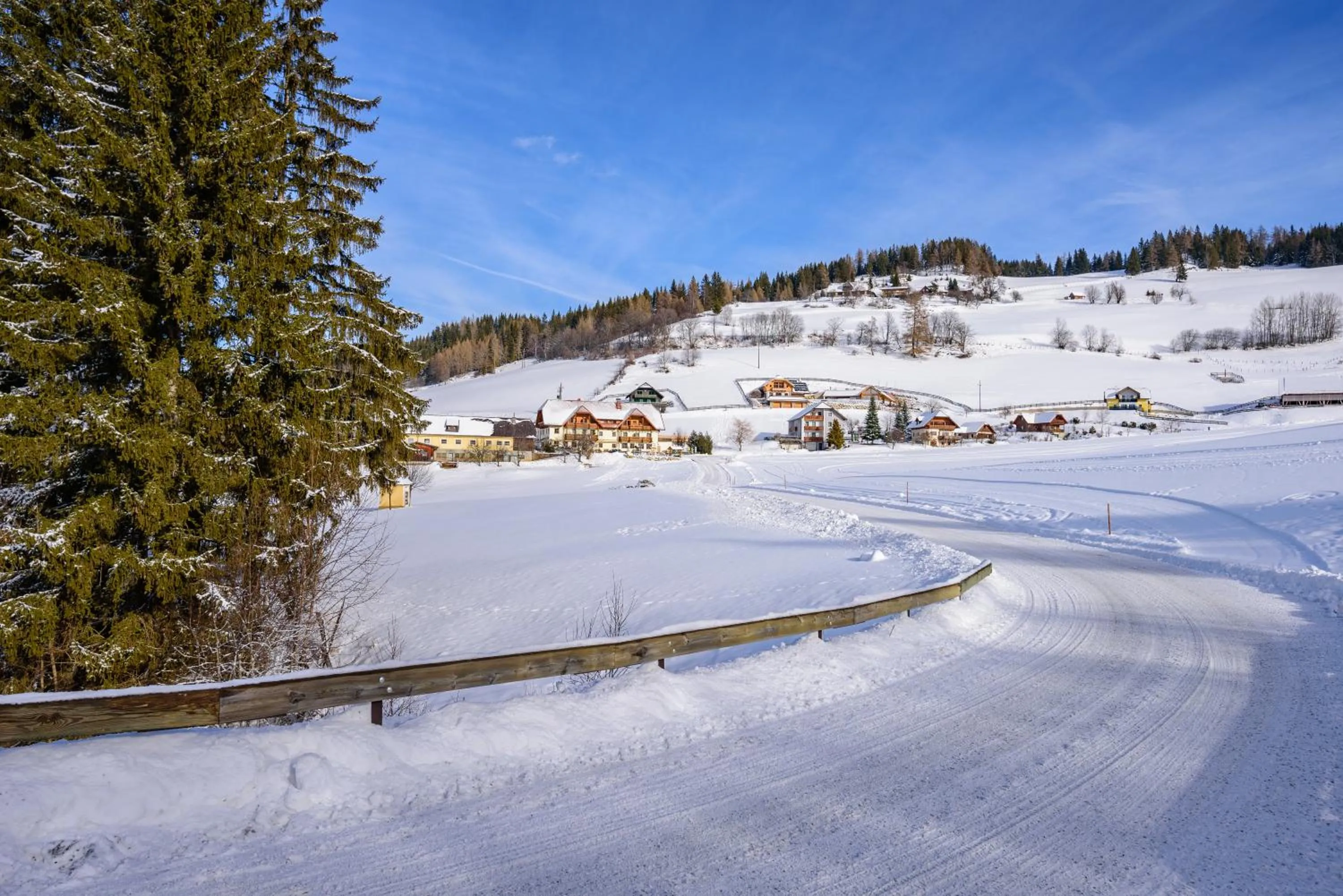 Natural landscape in Alpengasthof Moser