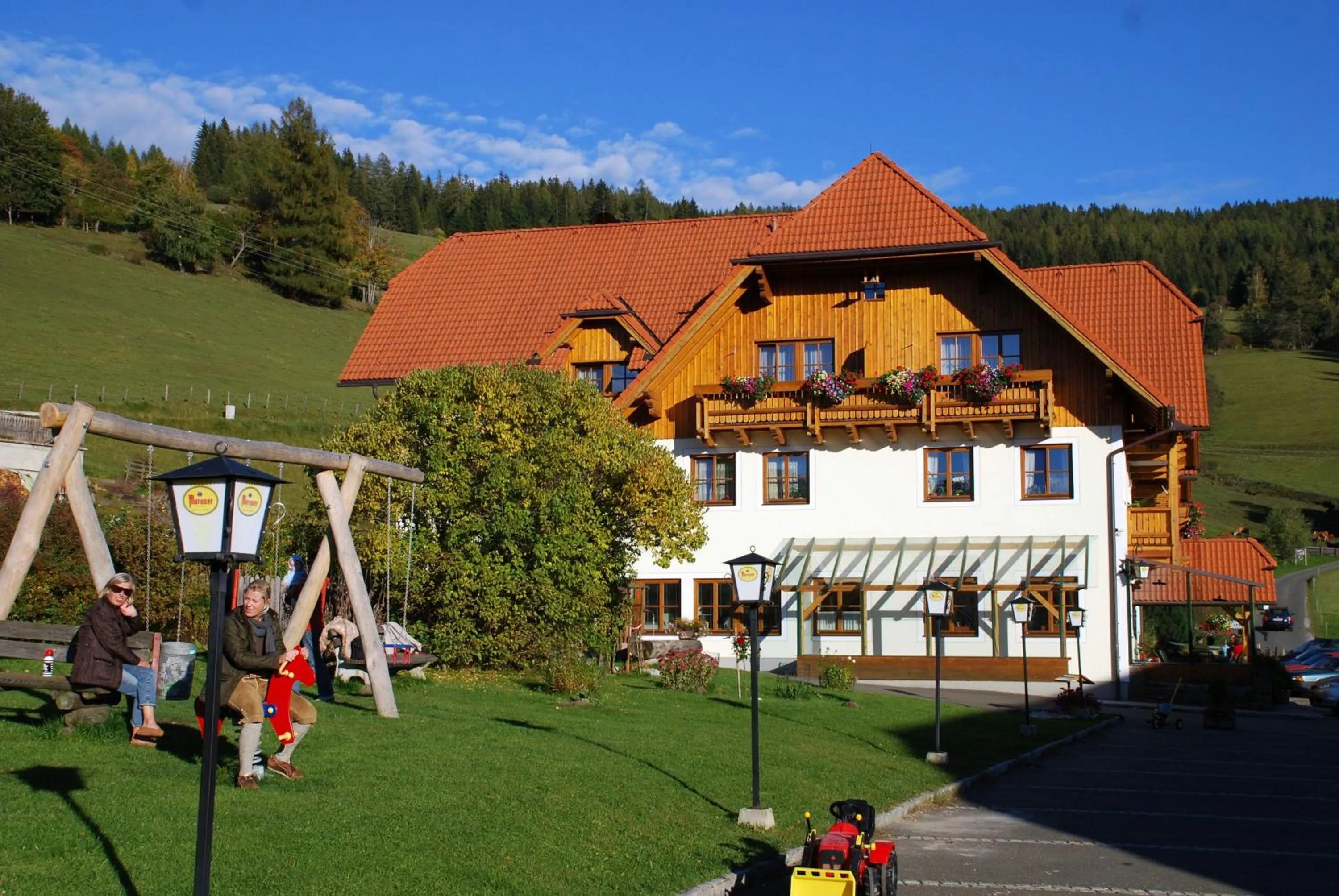Garden in Alpengasthof Moser